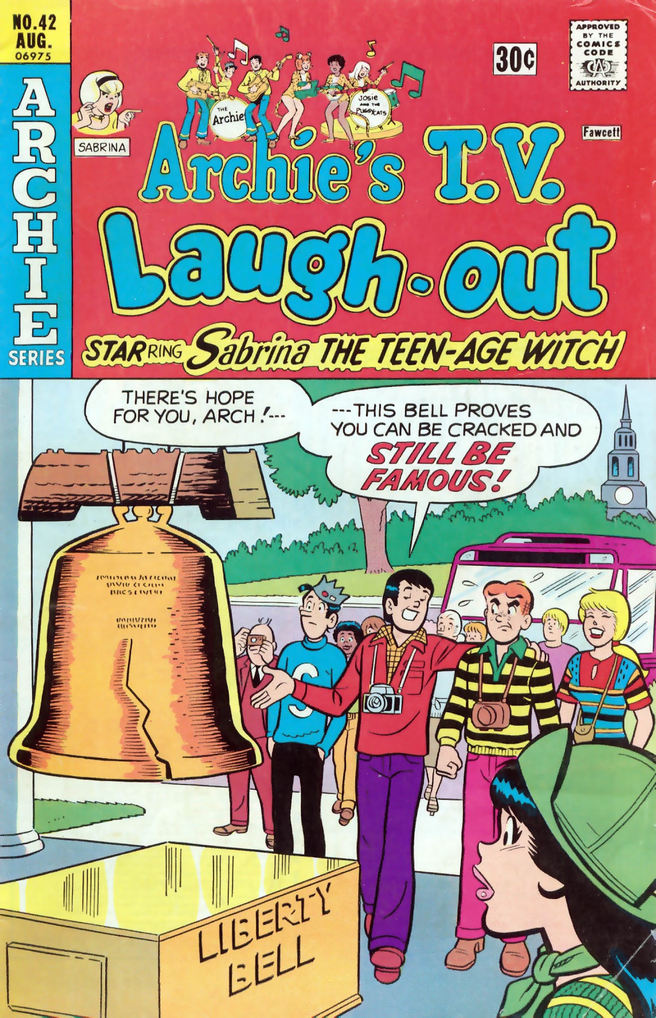 Read online Archie's TV Laugh-Out comic -  Issue #42 - 1