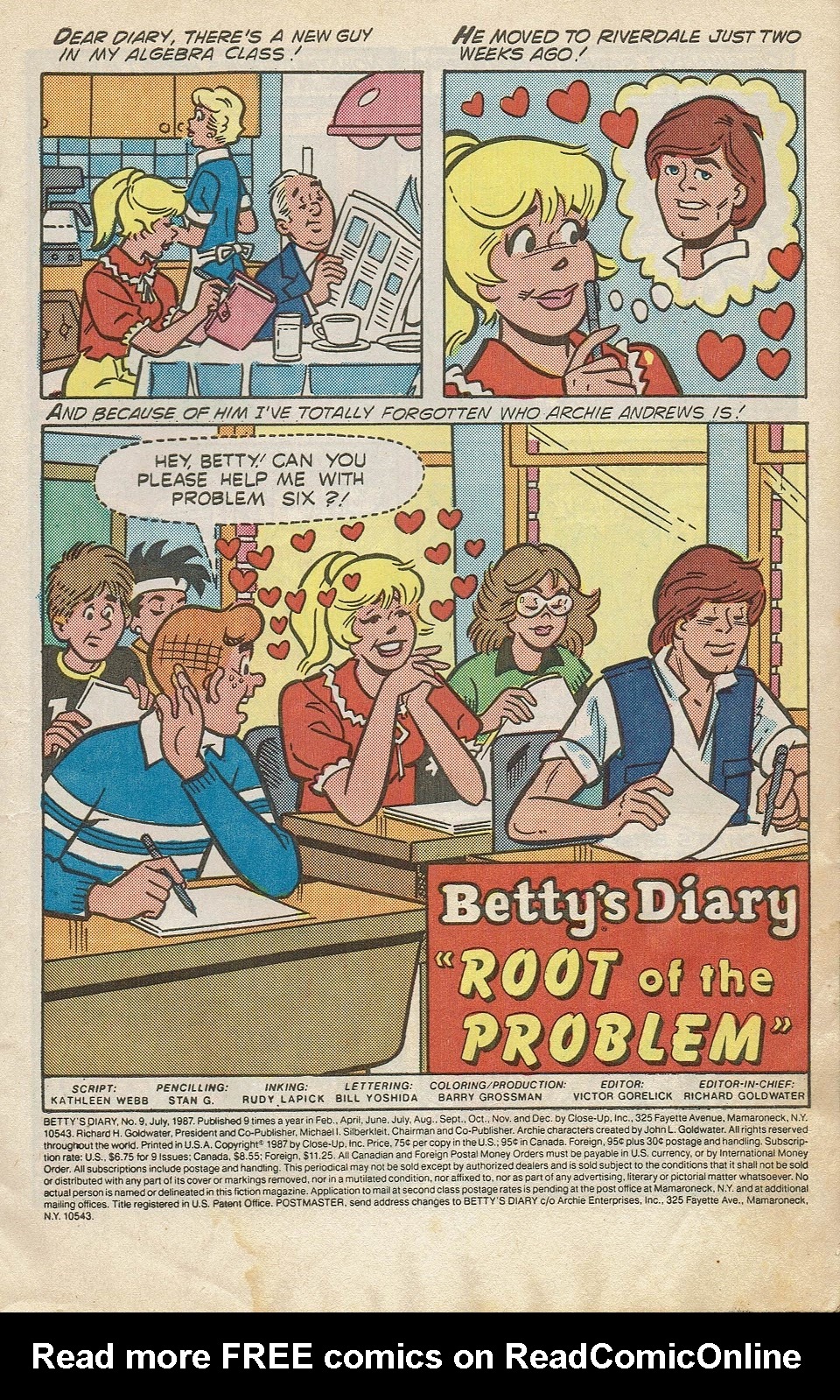 Read online Betty's Diary comic -  Issue #9 - 3
