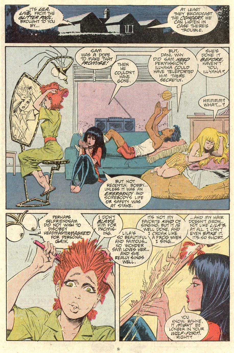 Read online The New Mutants comic -  Issue #67 - 7