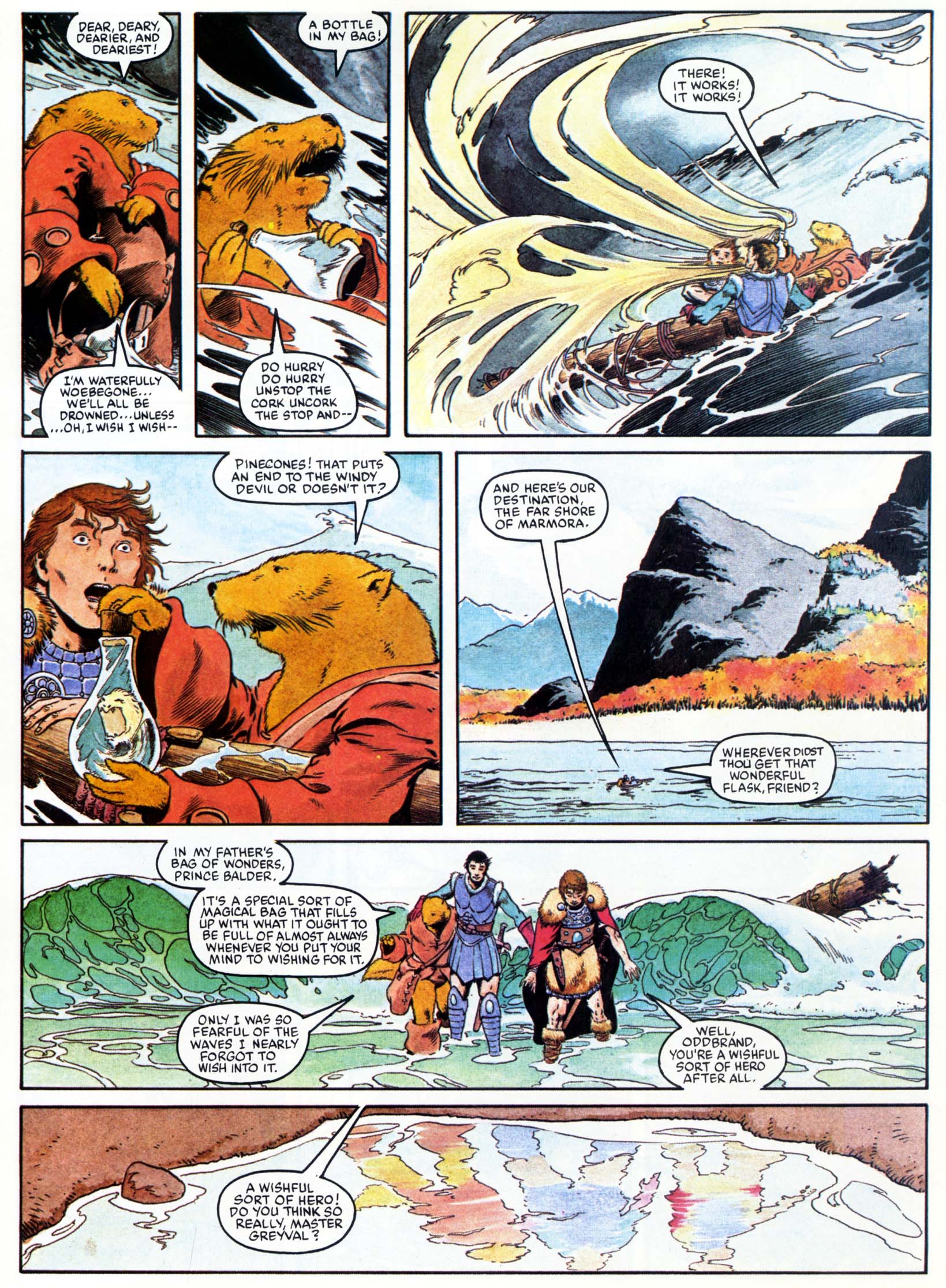 Read online Marvel Graphic Novel comic -  Issue #15 - The Raven Banner - 45