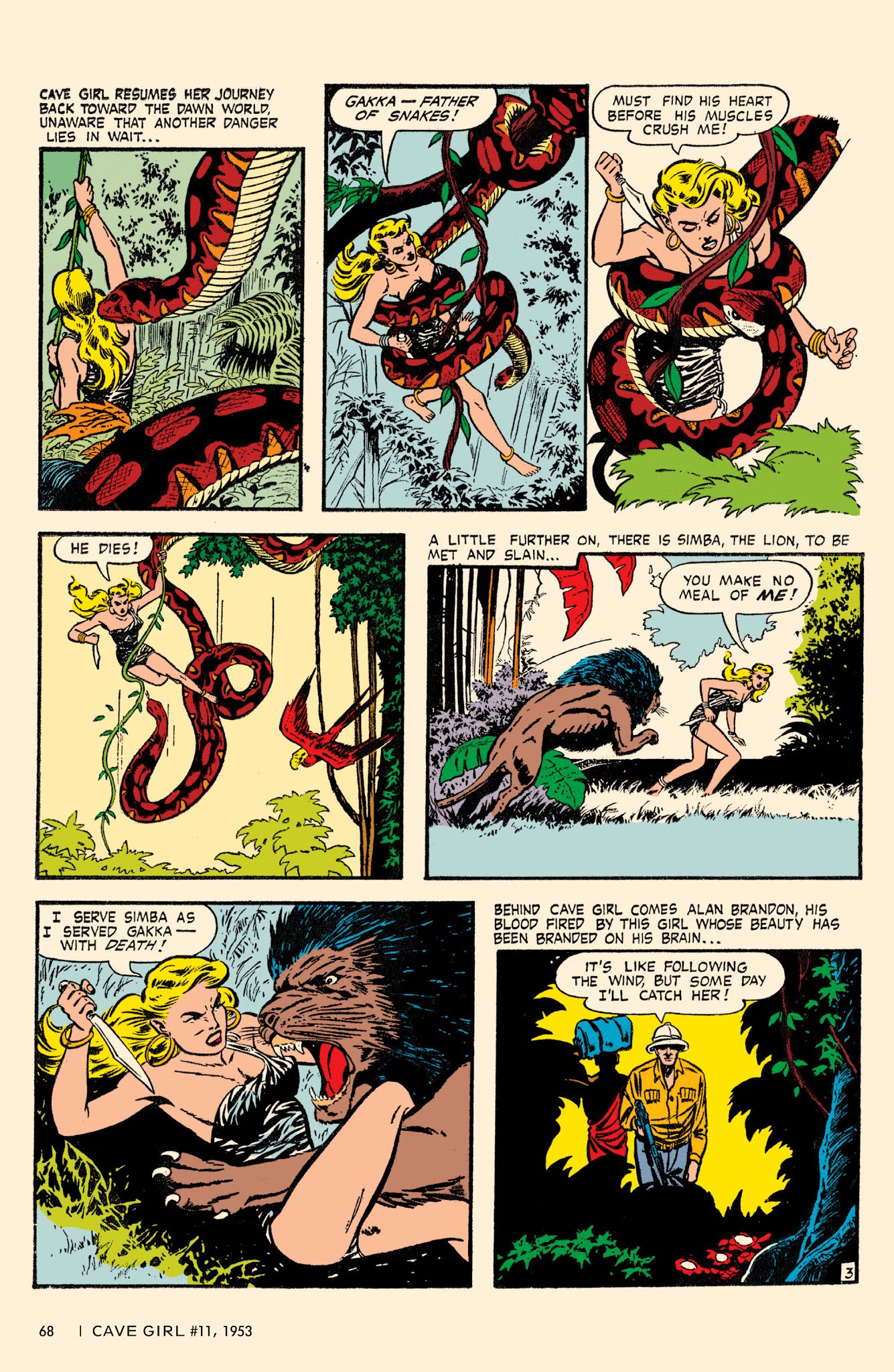 Read online Bob Powell's Complete Cave Girl comic -  Issue # TPB (Part 1) - 69