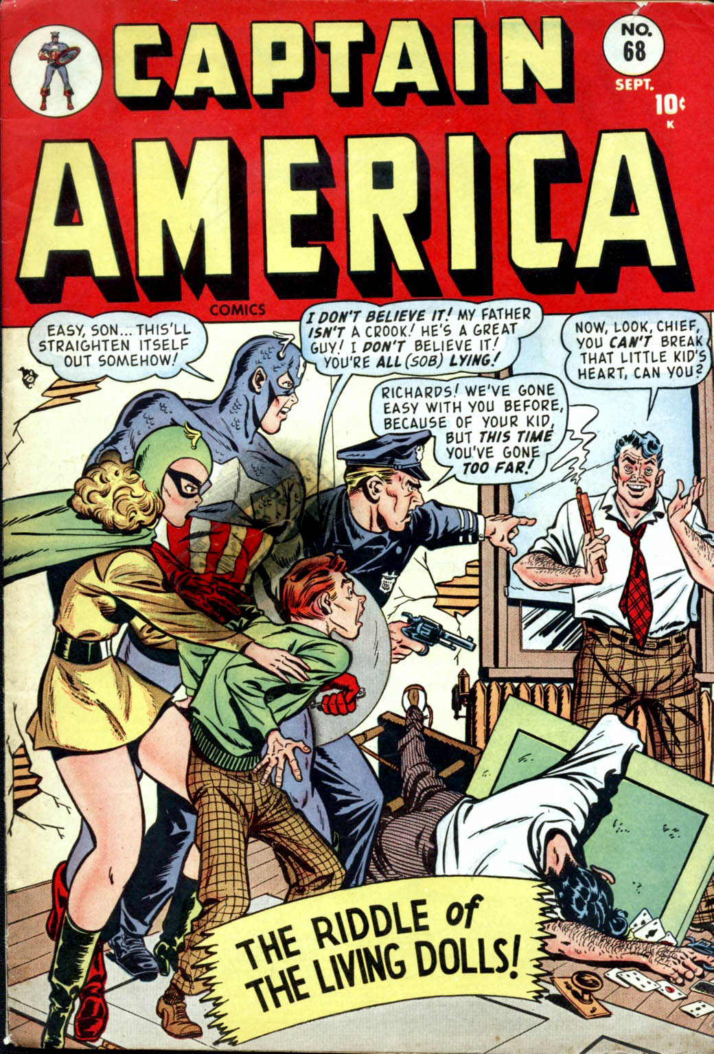 Read online Captain America Comics comic -  Issue #68 - 1