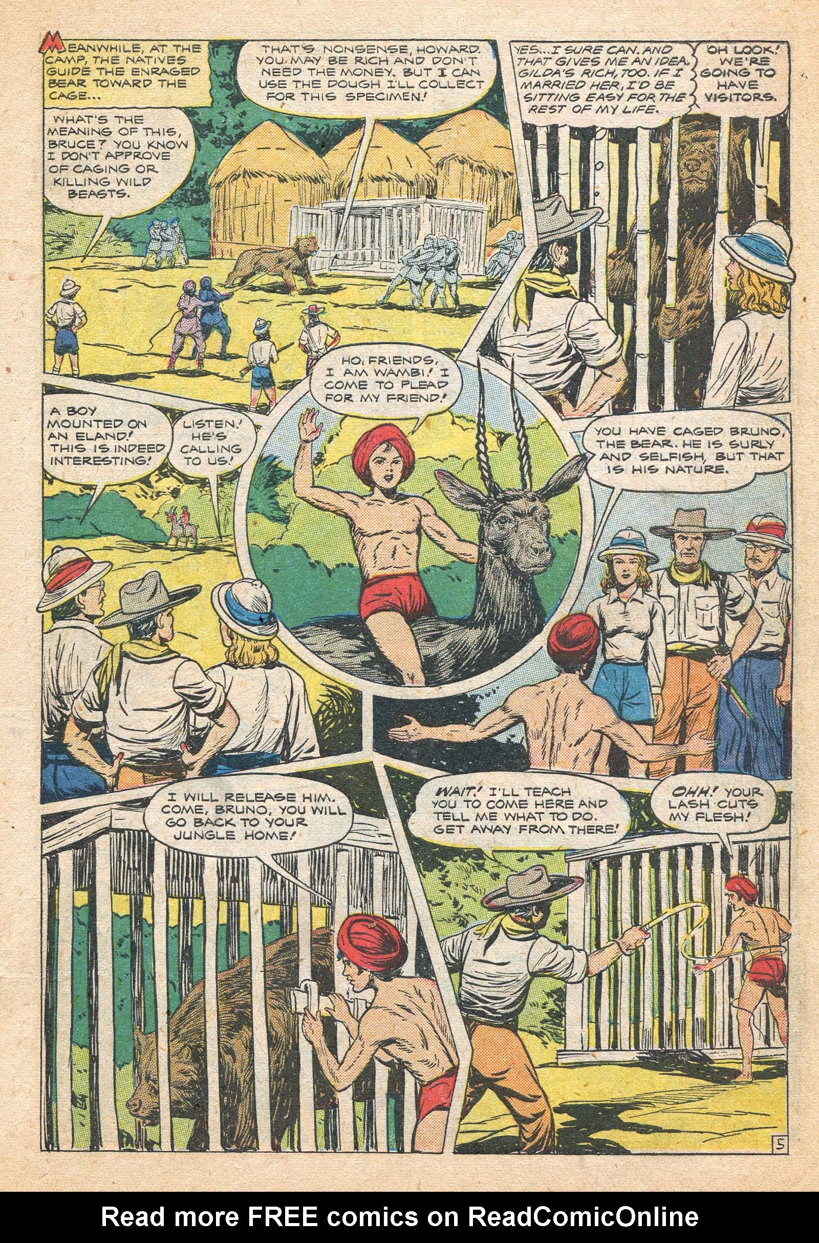 Read online Wambi Jungle Boy comic -  Issue #7 - 7