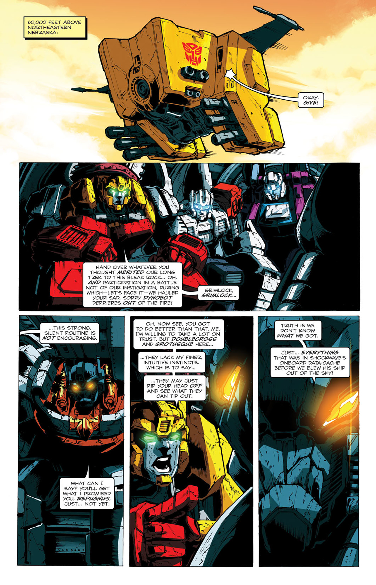 Read online The Transformers: Maximum Dinobots comic -  Issue #4 - 9