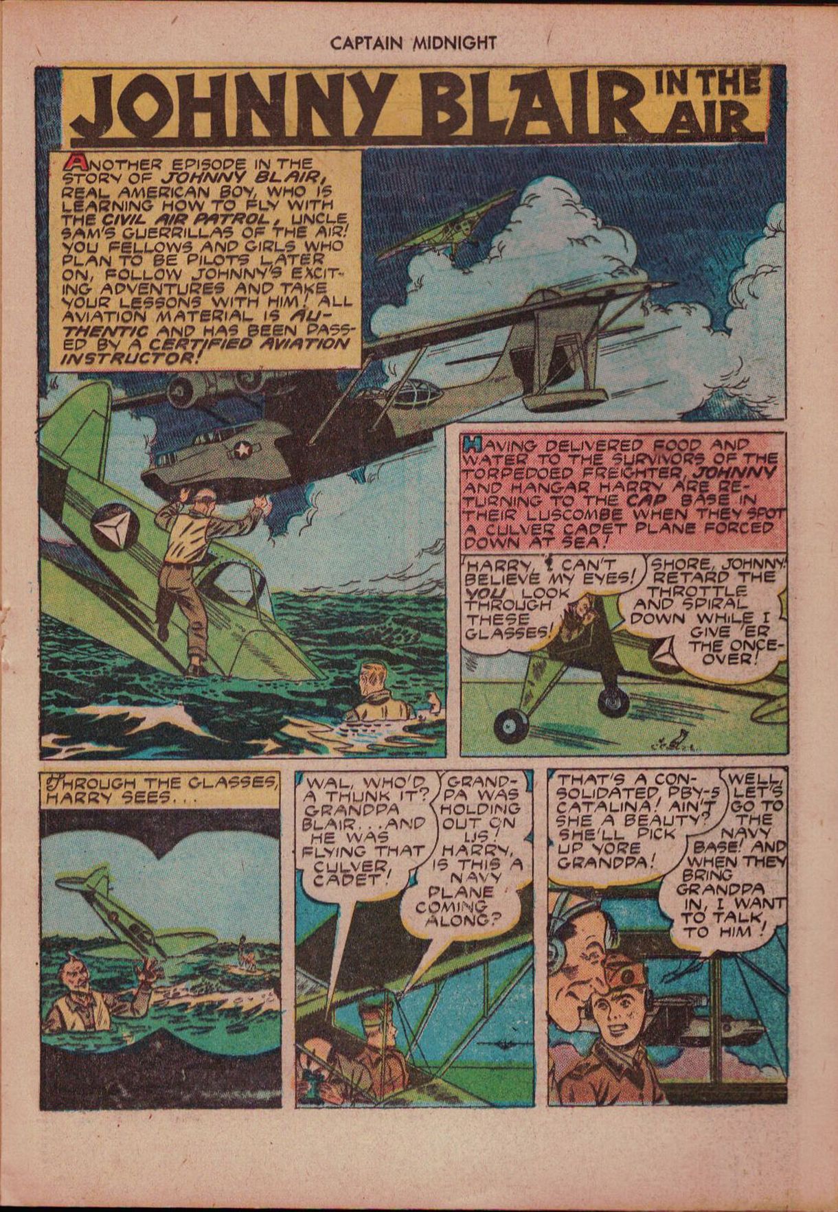 Read online Captain Midnight (1942) comic -  Issue #16 - 25