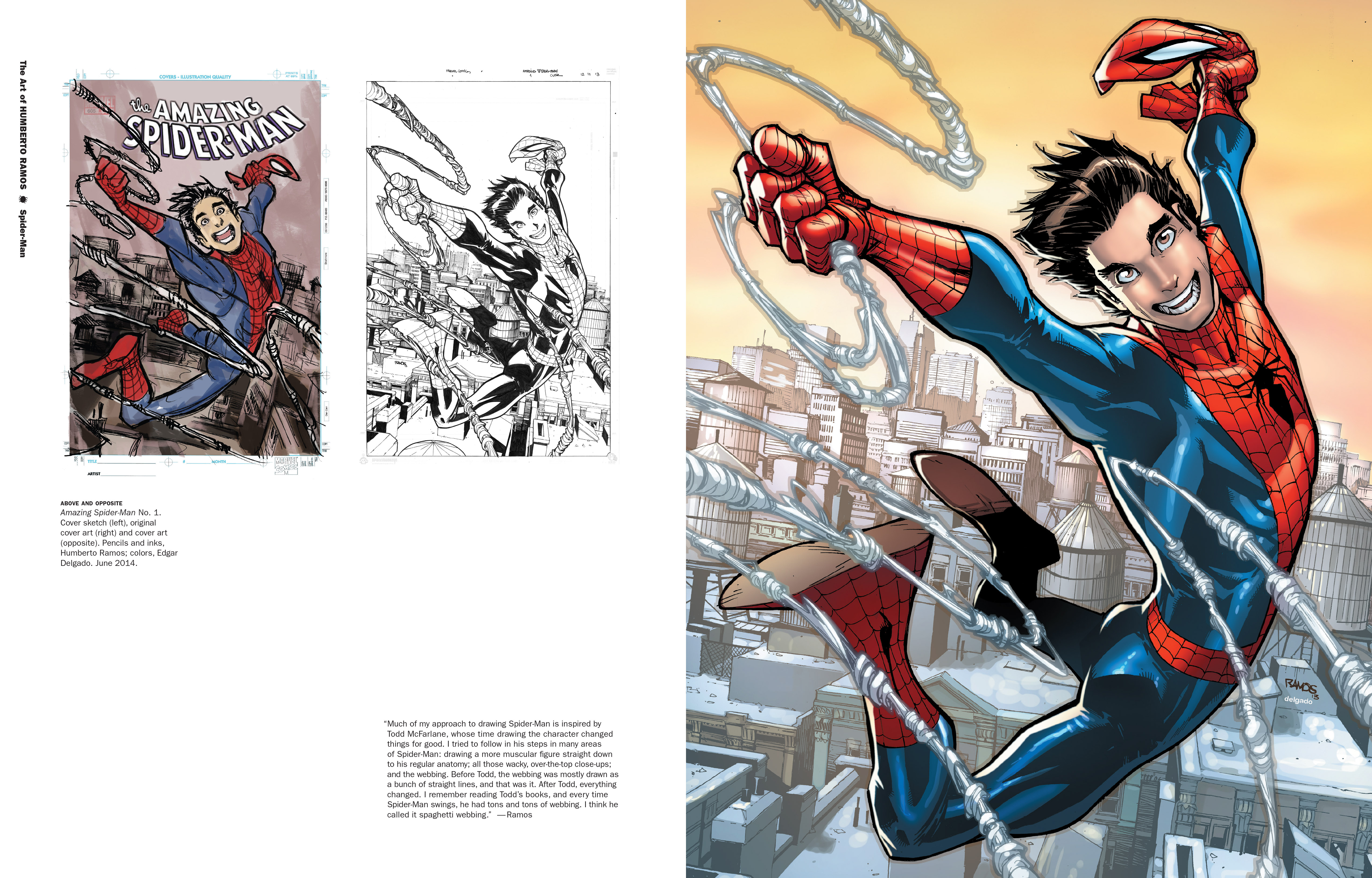 Read online Marvel Monograph: The Art of Humberto Ramos: Spider-Man comic -  Issue # TPB - 10