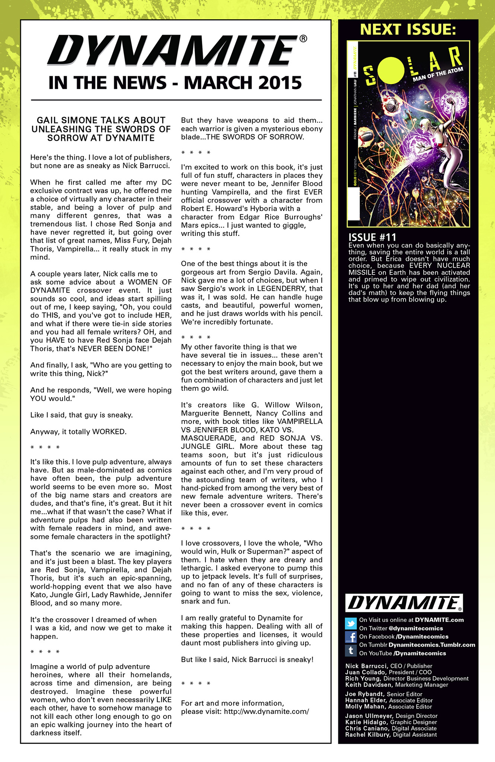 Read online Solar: Man of the Atom (2014) comic -  Issue #10 - 23