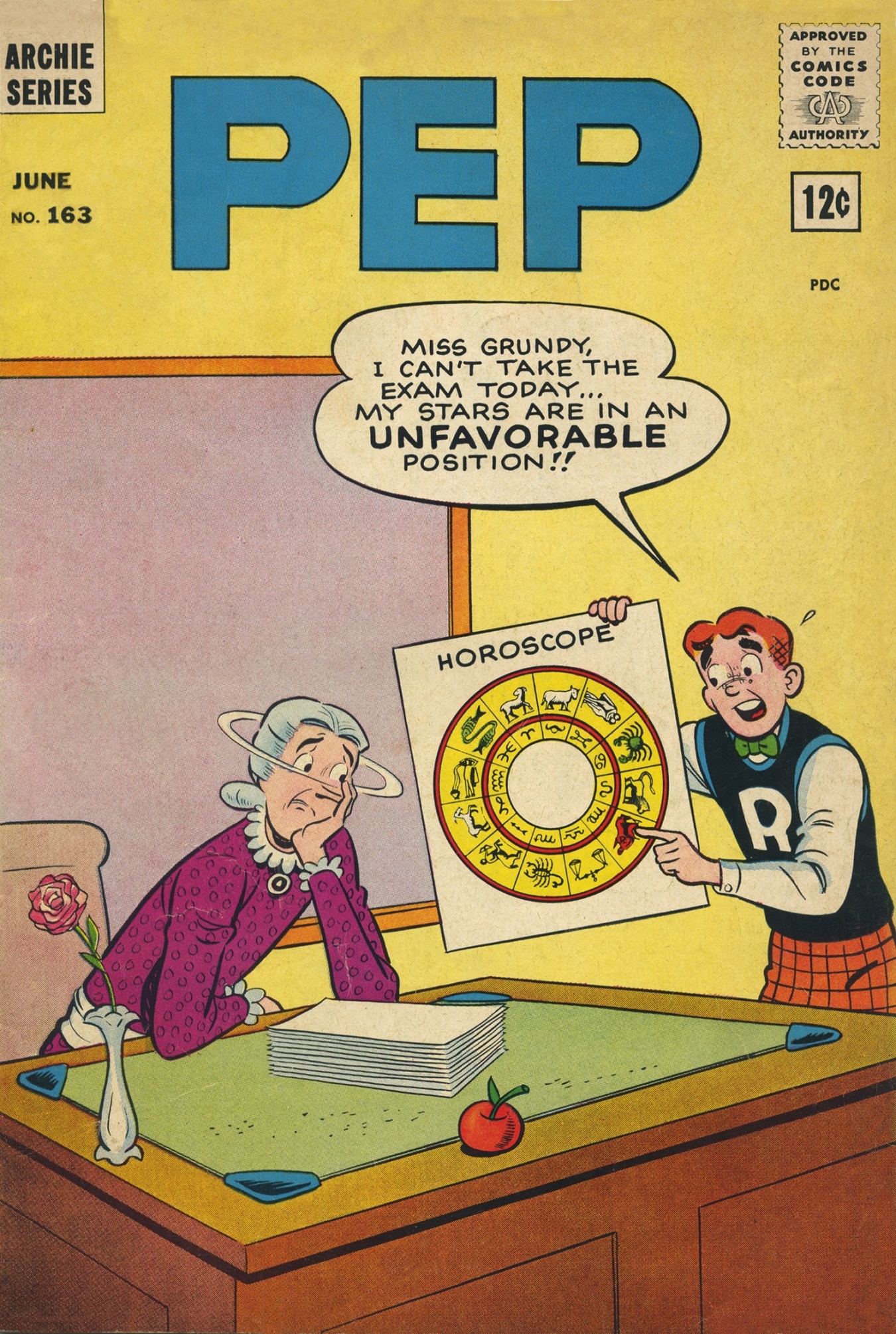 Read online Pep Comics comic -  Issue #163 - 1