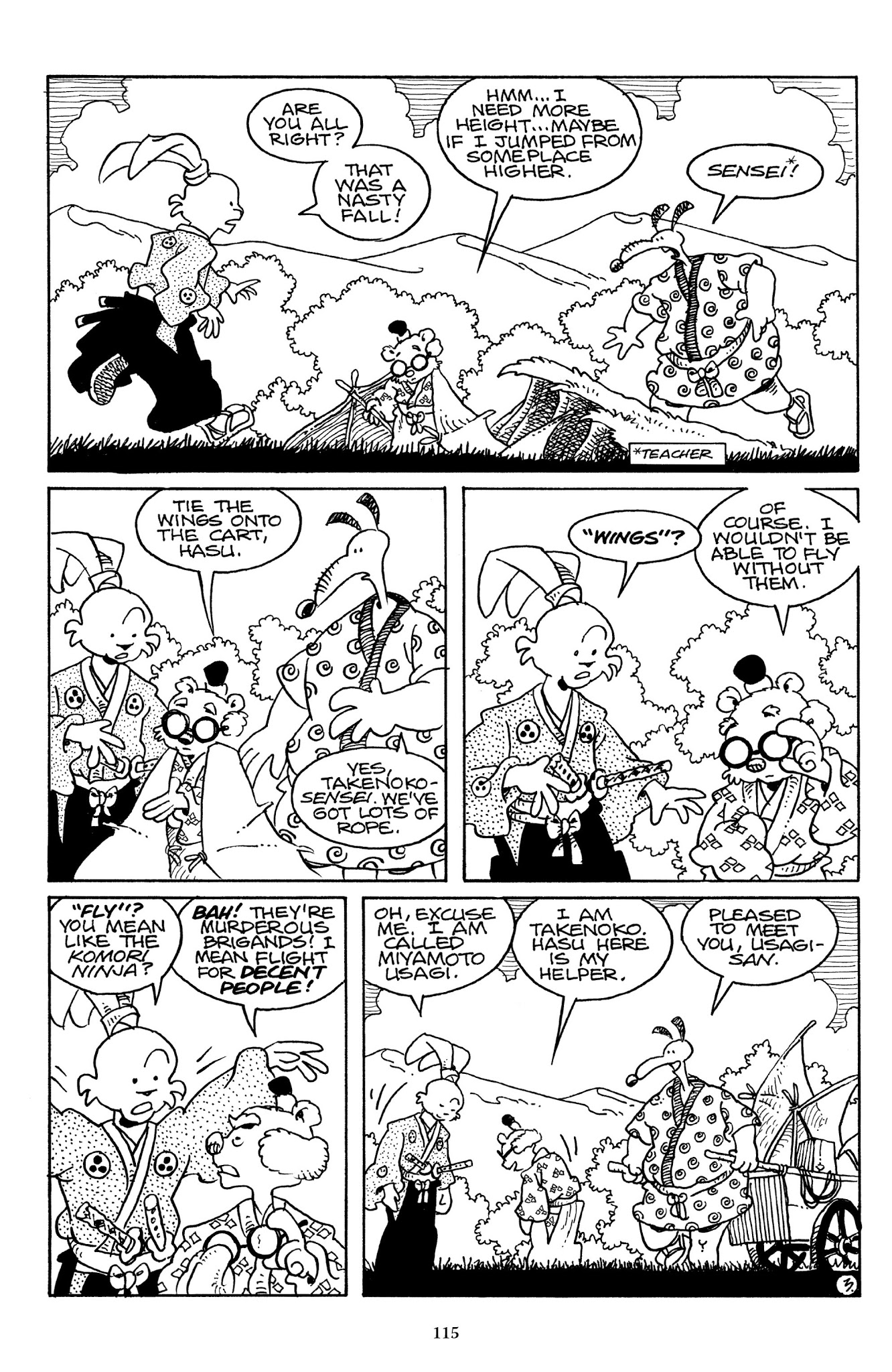 Read online The Usagi Yojimbo Saga comic -  Issue # TPB 5 - 112
