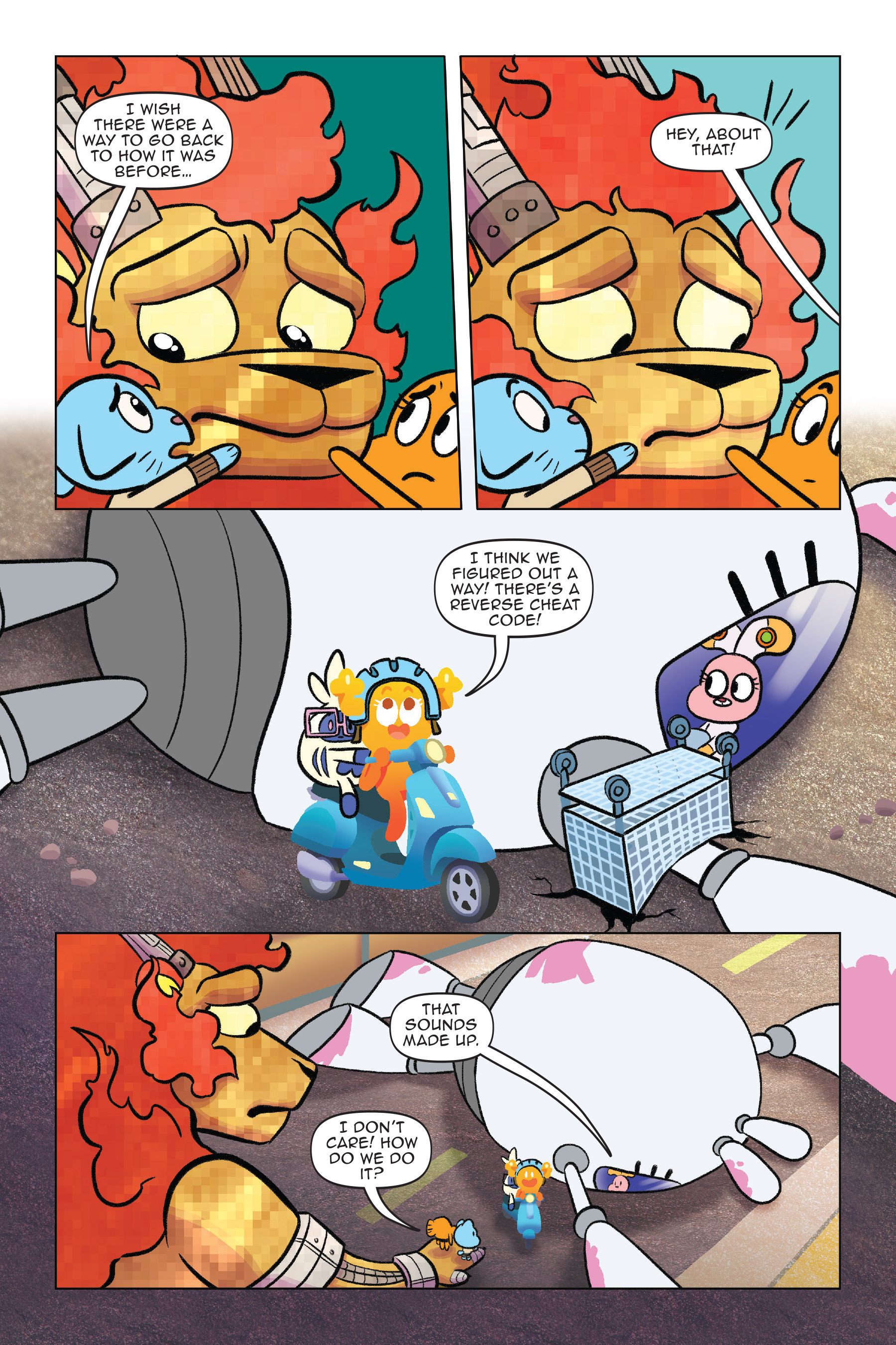 Read online The Amazing World of Gumball: Cheat Code comic -  Issue # Full - 105