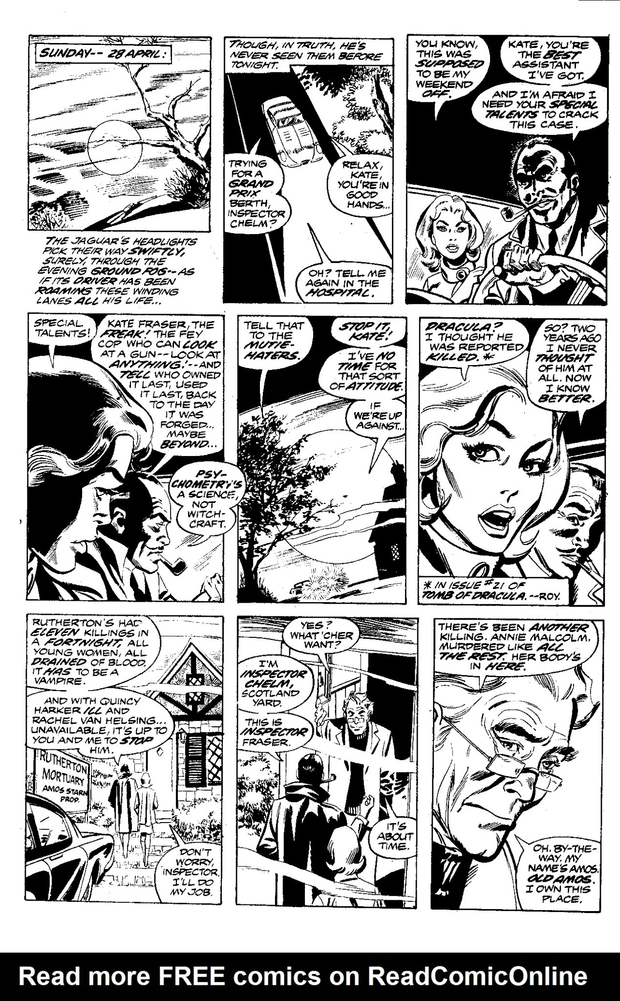 Read online Essential The Tomb of Dracula comic -  Issue # TPB 2 (Part 1) - 6