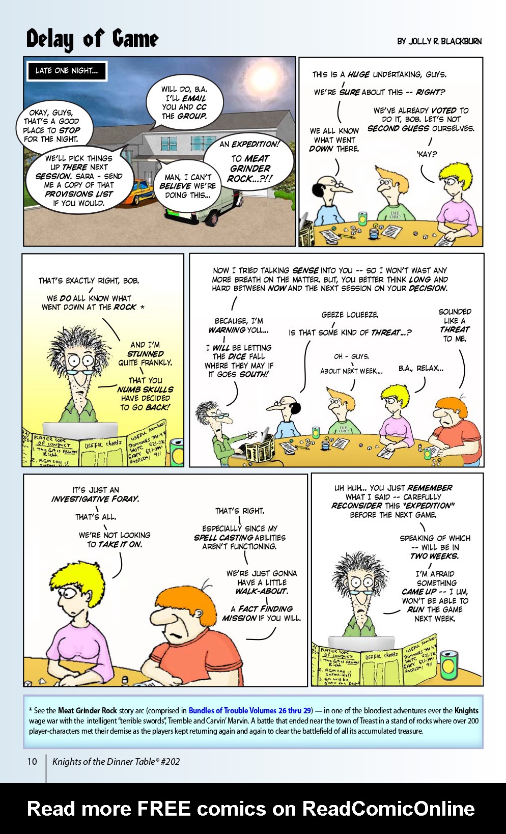 Read online Knights of the Dinner Table comic -  Issue #202 - 12