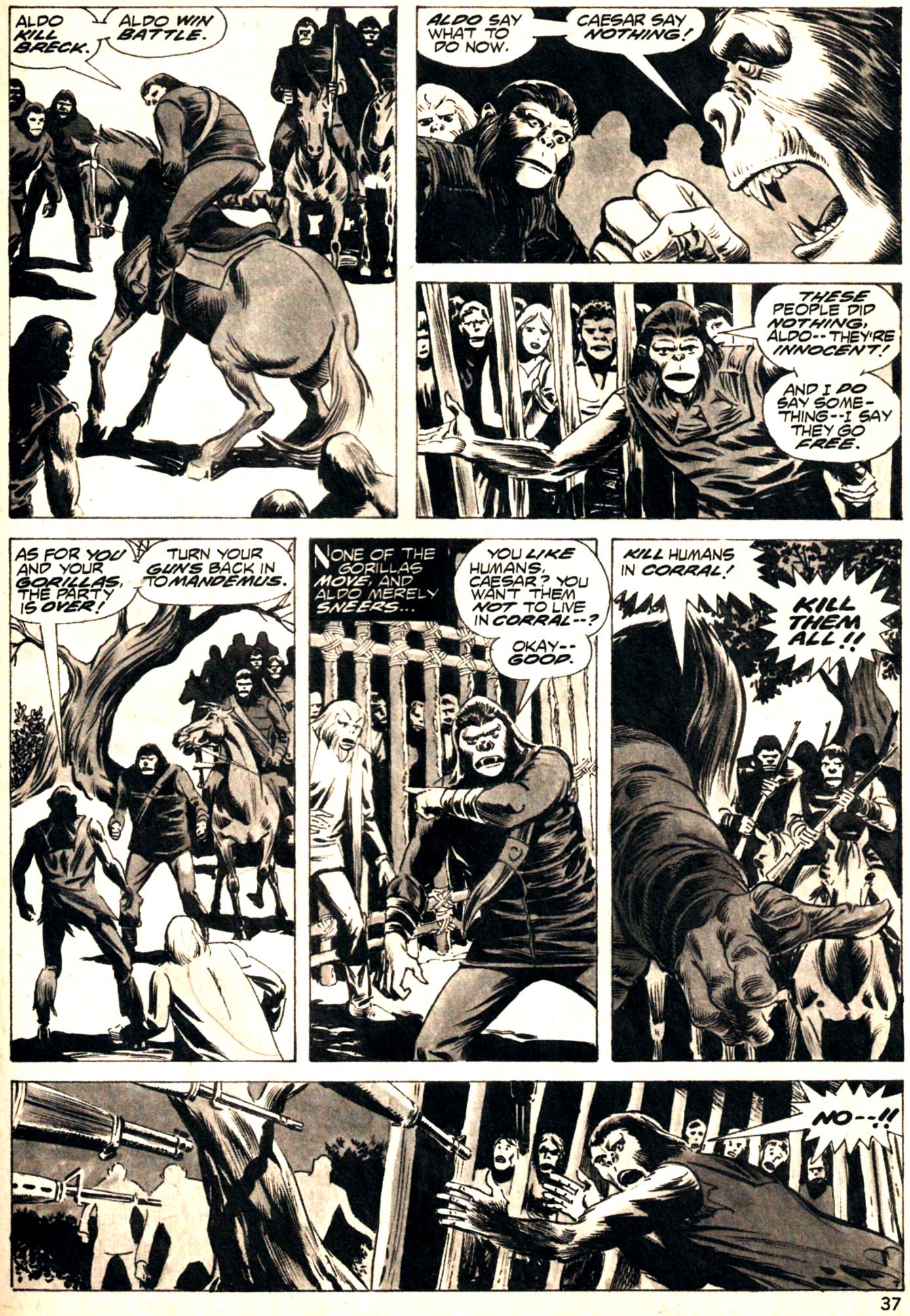 Read online Planet of the Apes comic -  Issue #28 - 36
