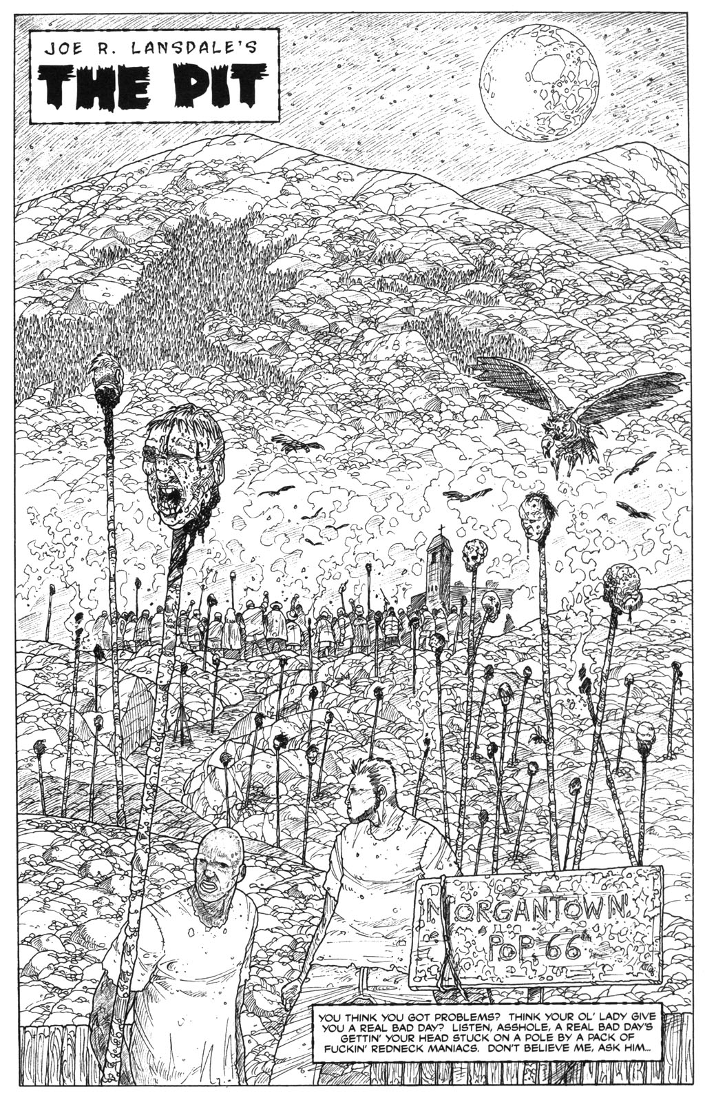 Read online Joe R. Lansdale's By Bizarre Hands comic -  Issue #3 - 3