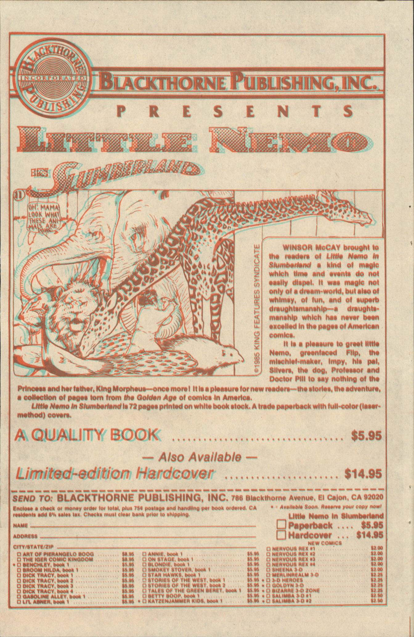 Read online Blackthorne 3-D Series comic -  Issue #3 - 12