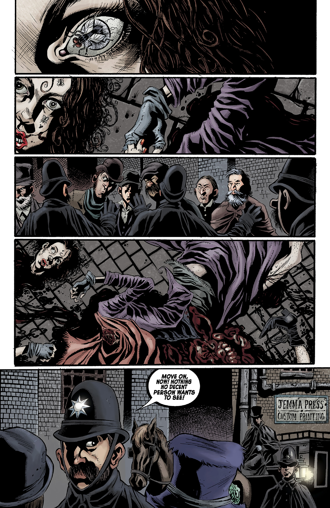 Read online Billy the Kid's Old Timey Oddities and the Ghastly Fiend of London comic -  Issue #2 - 4