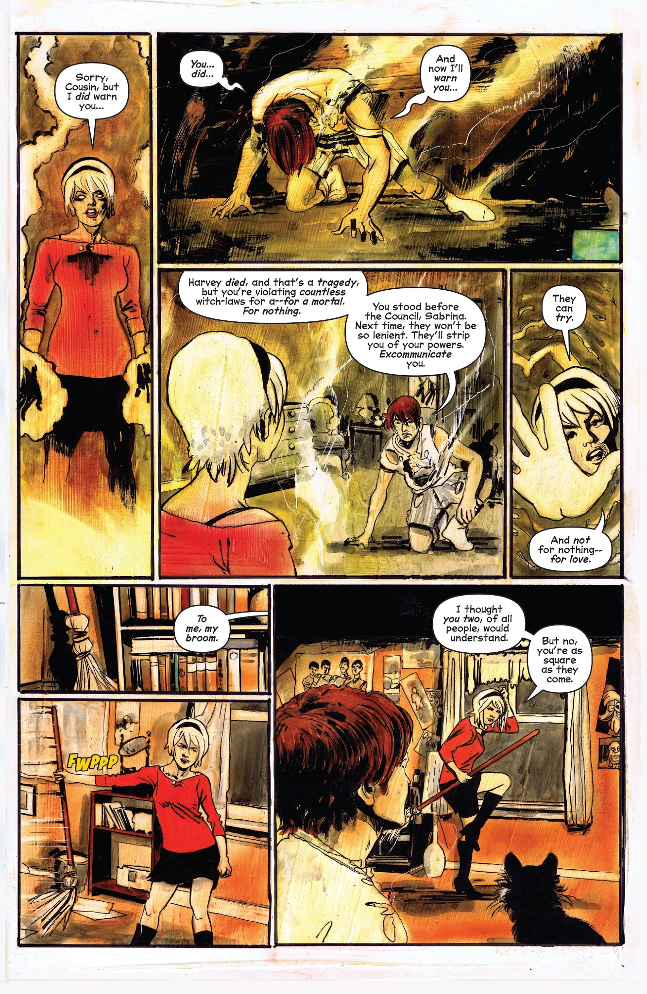 Read online Chilling Adventures of Sabrina comic -  Issue #8 - 7