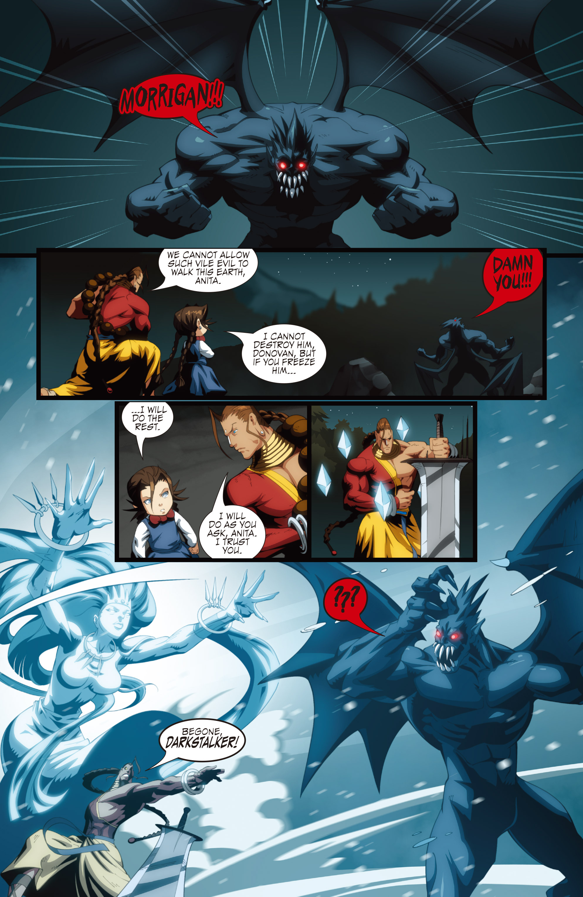 Read online Darkstalkers: The Night Warriors comic -  Issue #3 - 20