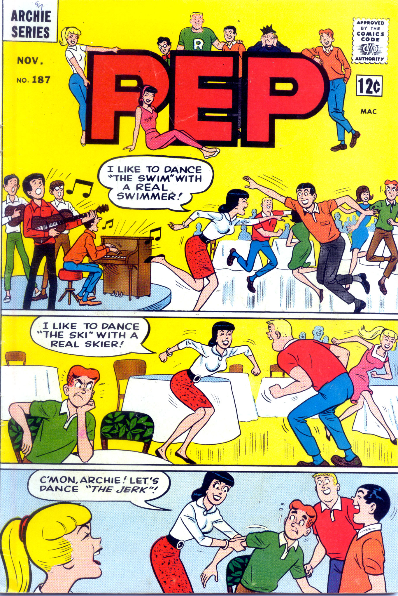 Read online Pep Comics comic -  Issue #187 - 1