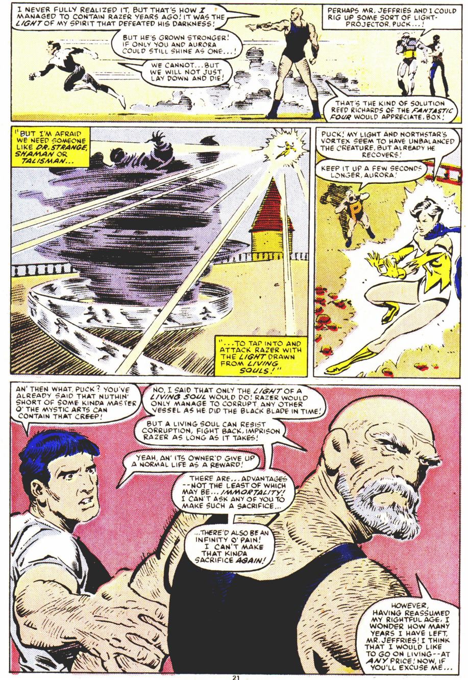 Read online Alpha Flight (1983) comic -  Issue #32 - 22