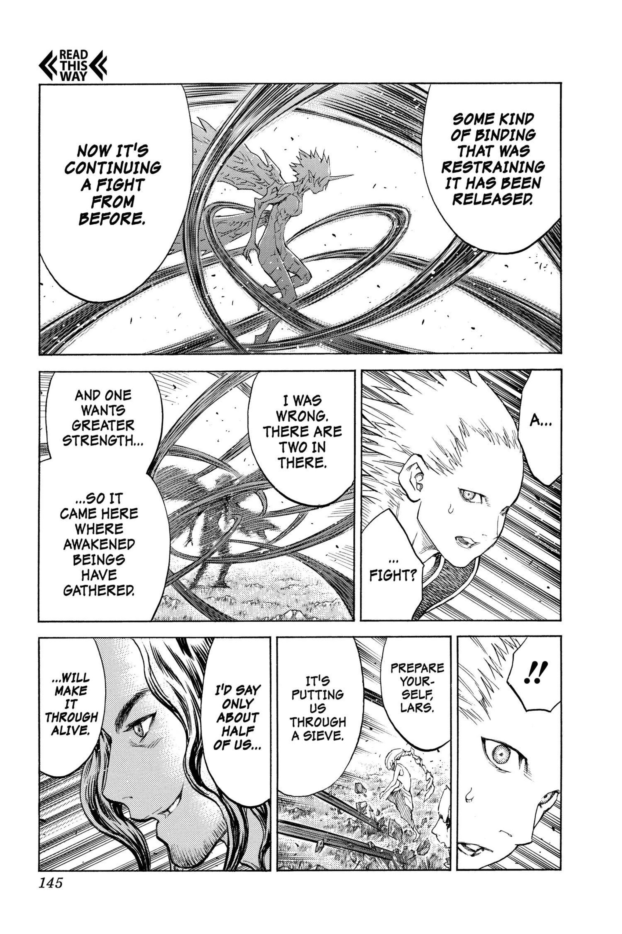 Read online Claymore comic -  Issue #23 - 131