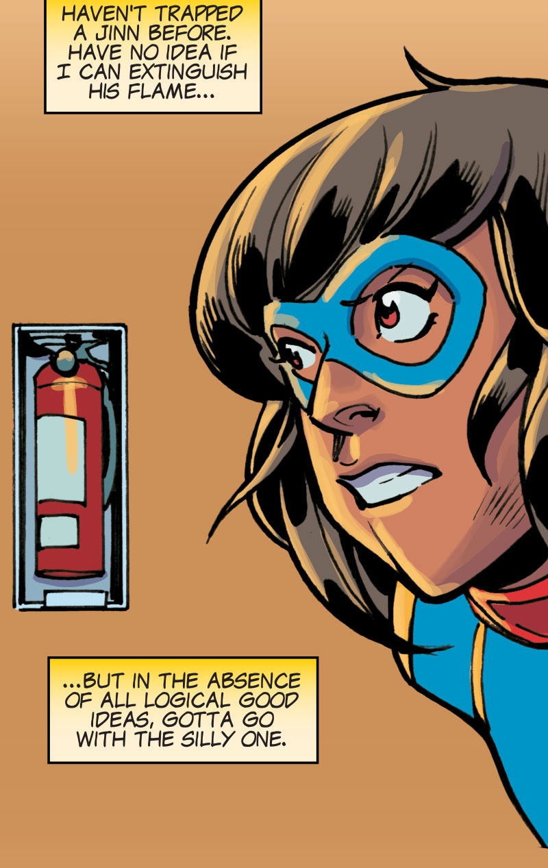 Read online Ms. Marvel: Bottled Up Infinity Comic comic -  Issue # Full - 54
