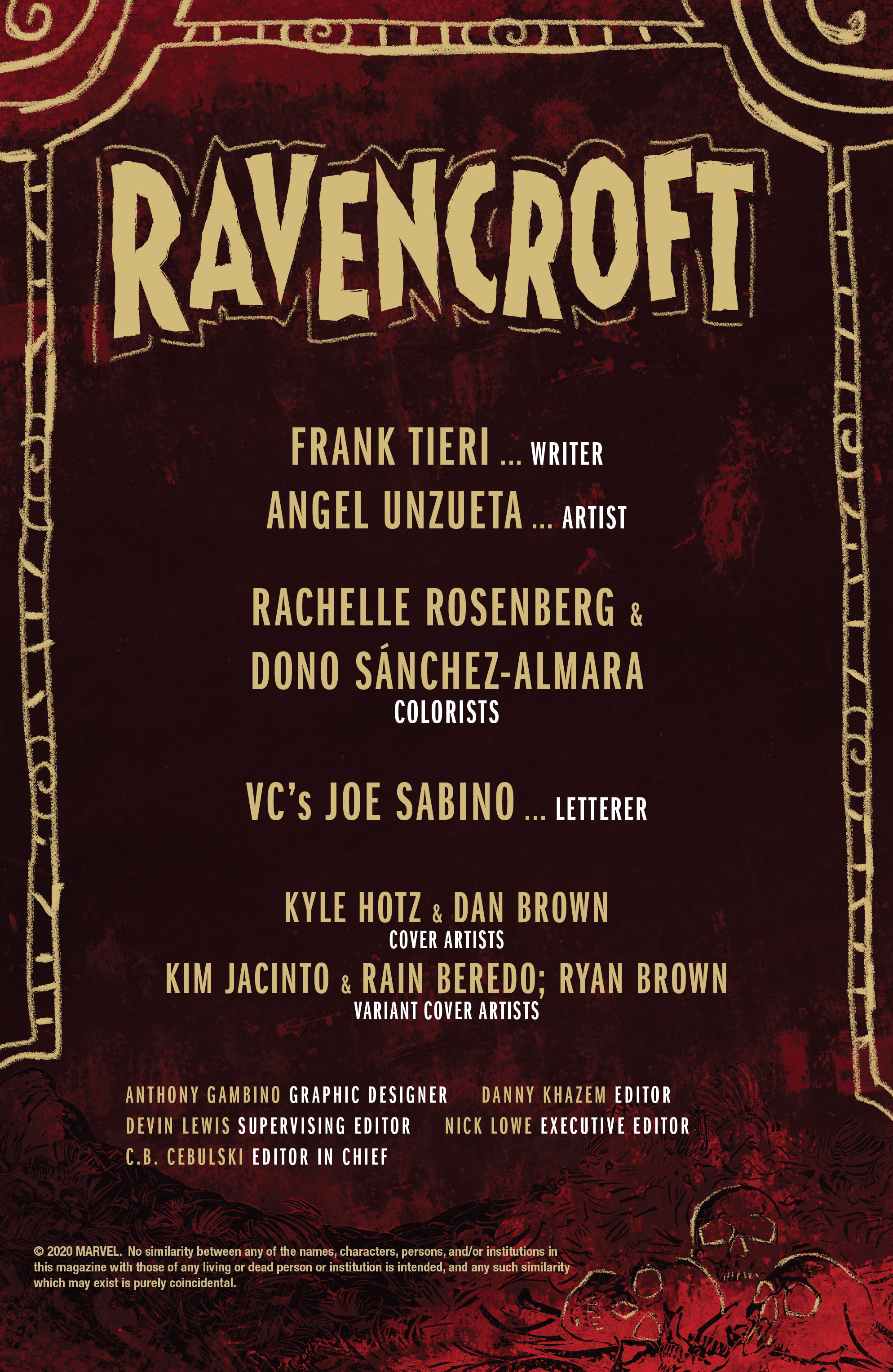 Read online Ravencroft comic -  Issue #1 - 2