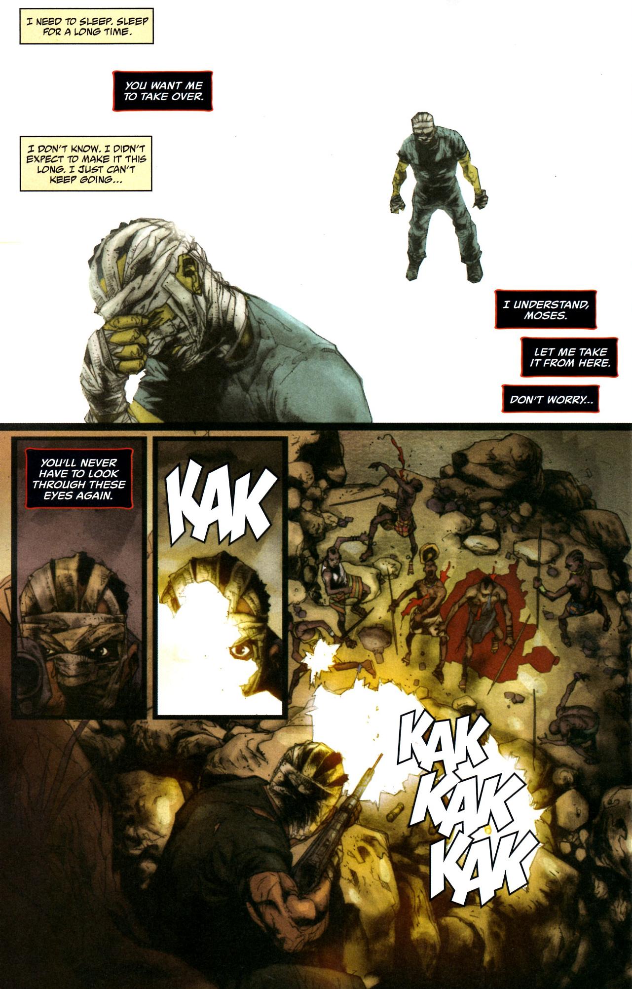 Read online Unknown Soldier (2008) comic -  Issue #20 - 22