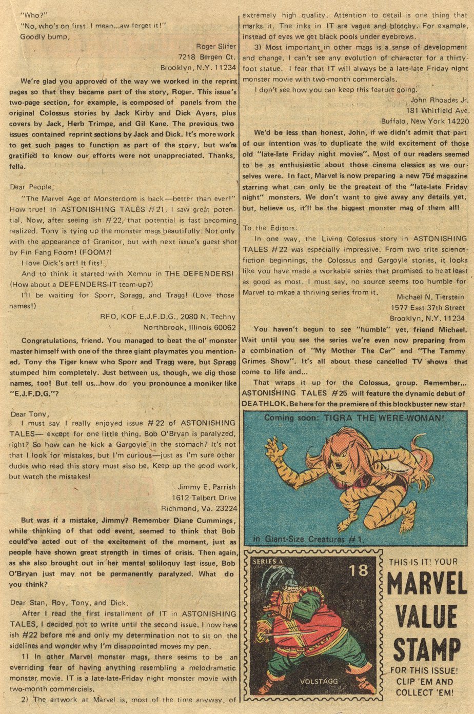 Read online Astonishing Tales (1970) comic -  Issue #24 - 13