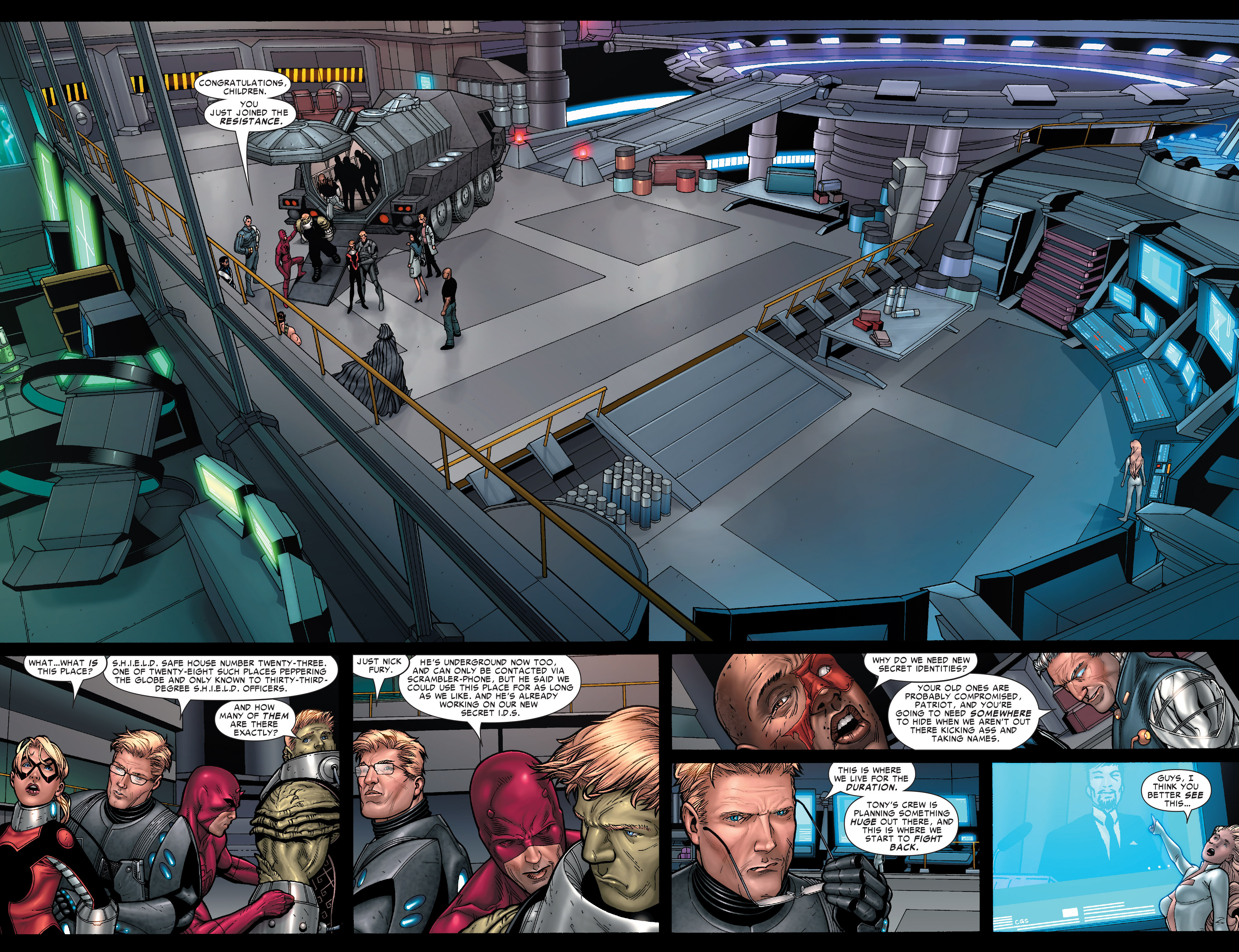 Read online Civil War (2006) comic -  Issue #2 - 20