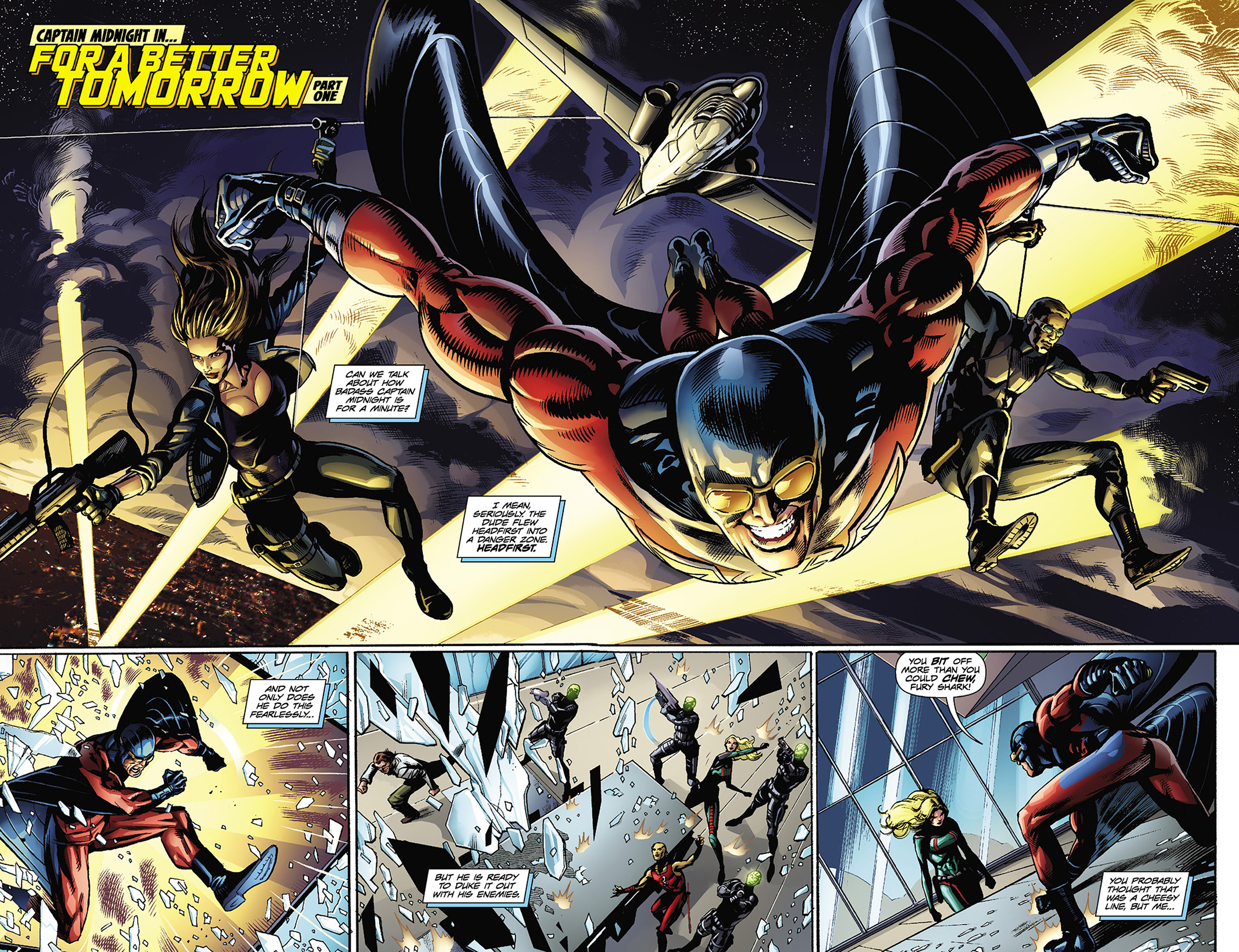 Read online Captain Midnight comic -  Issue #9 - 4