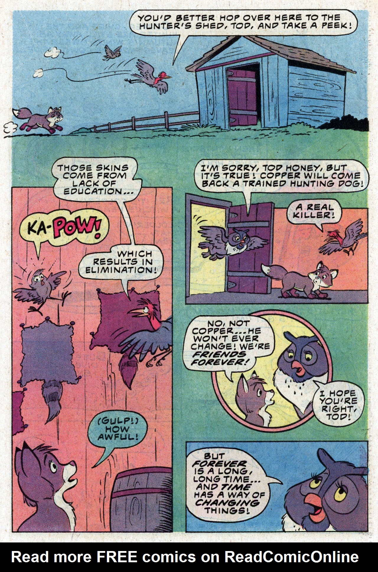 Read online Walt Disney Productions' The Fox and the Hound comic -  Issue #1 - 31