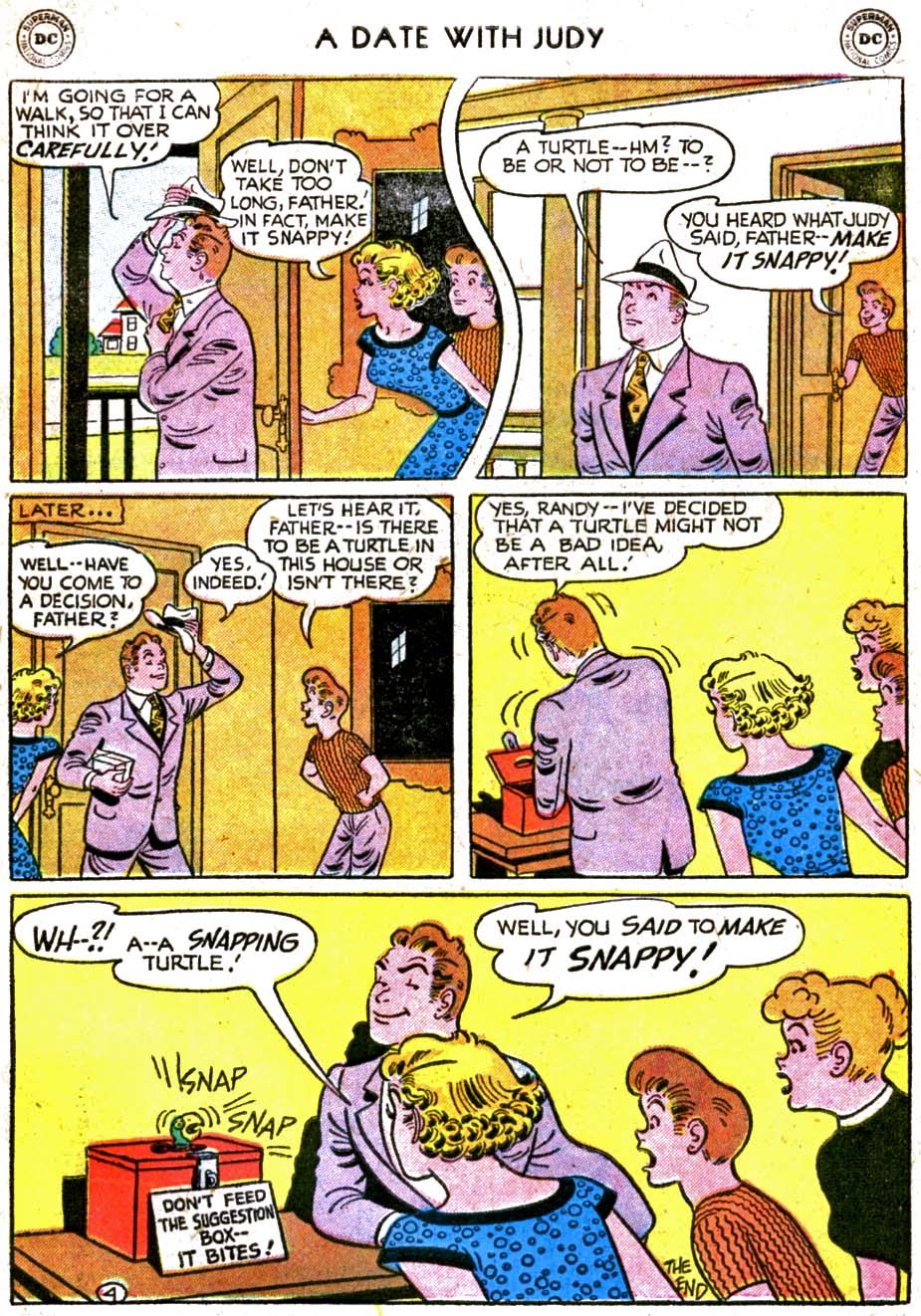 Read online A Date with Judy comic -  Issue #47 - 33
