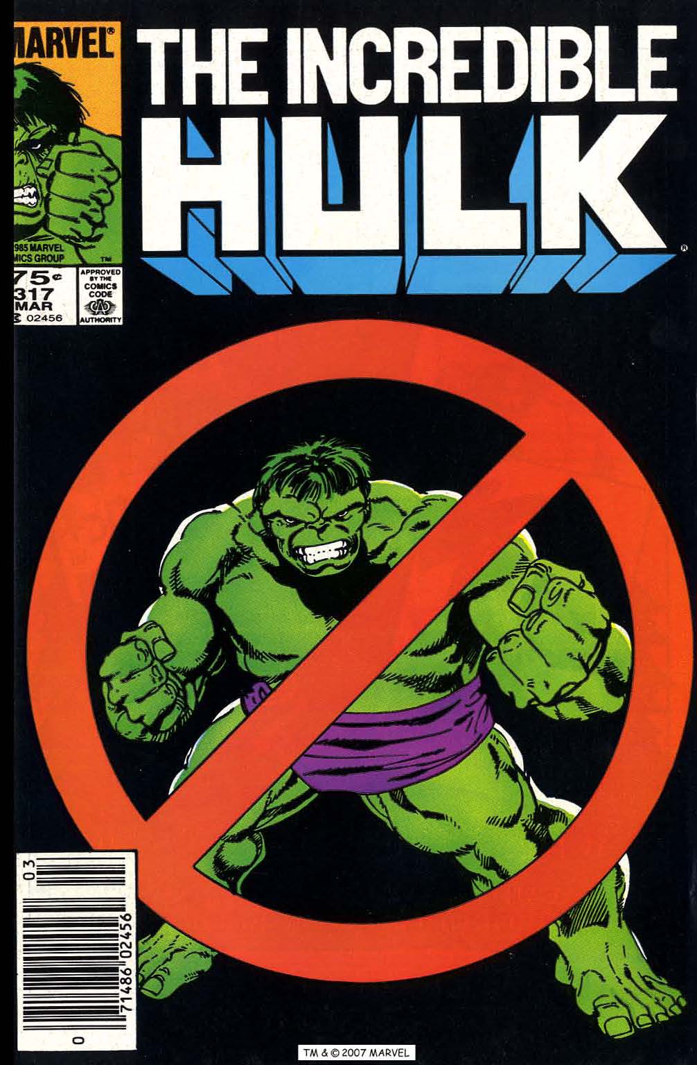 Read online The Incredible Hulk (1968) comic -  Issue #317 - 1