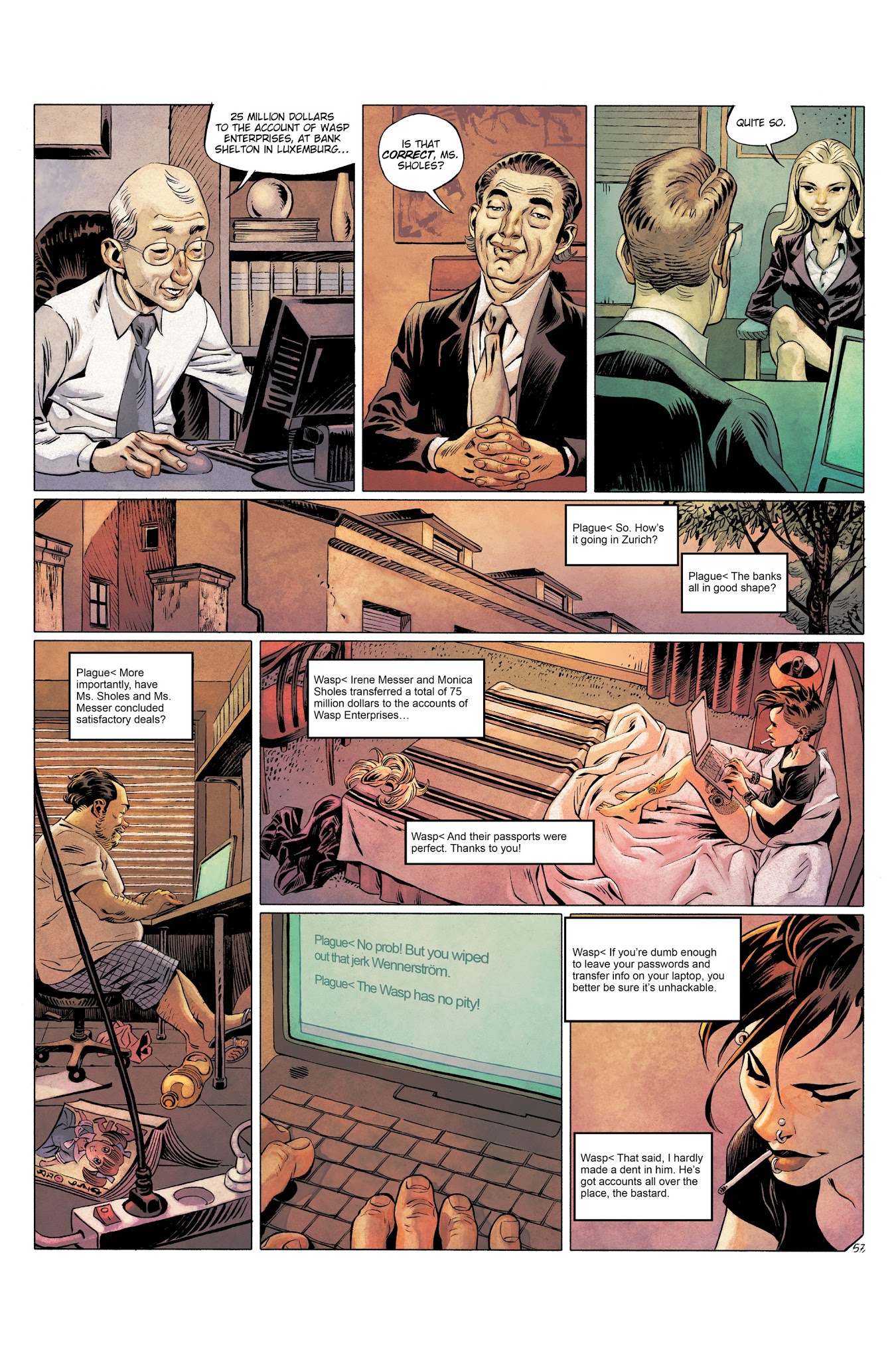 Read online Millennium: The Girl With the Dragon Tattoo comic -  Issue #2 - 60