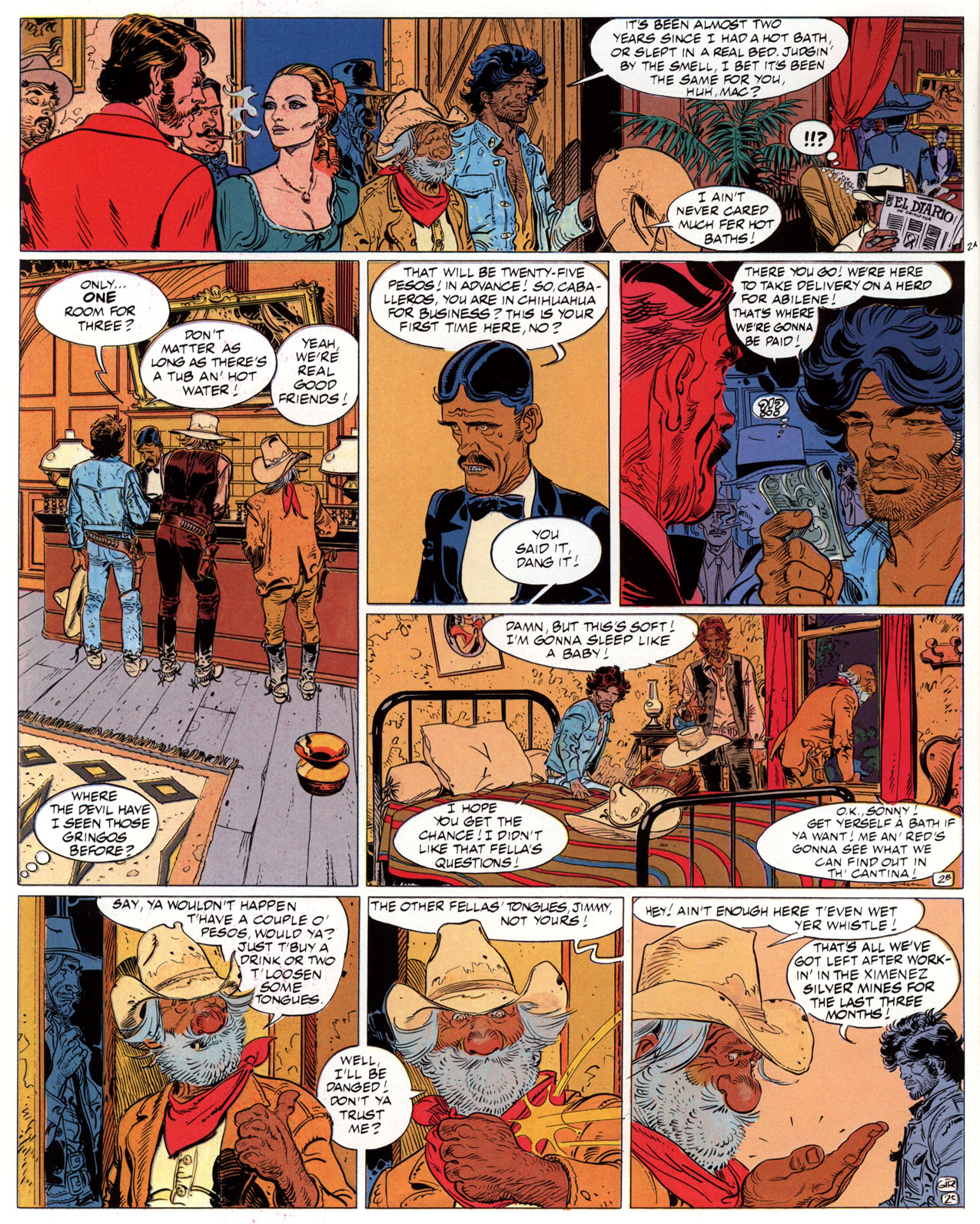 Read online Epic Graphic Novel: Blueberry comic -  Issue #5 - 8
