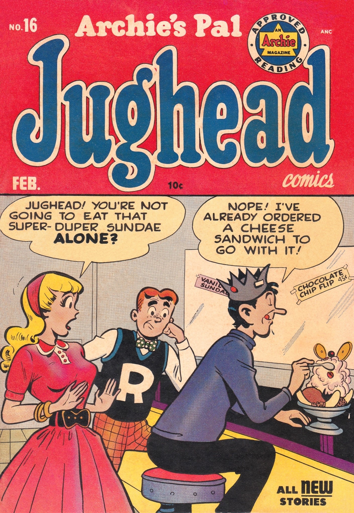 Read online Archie's Pal Jughead comic -  Issue #16 - 1