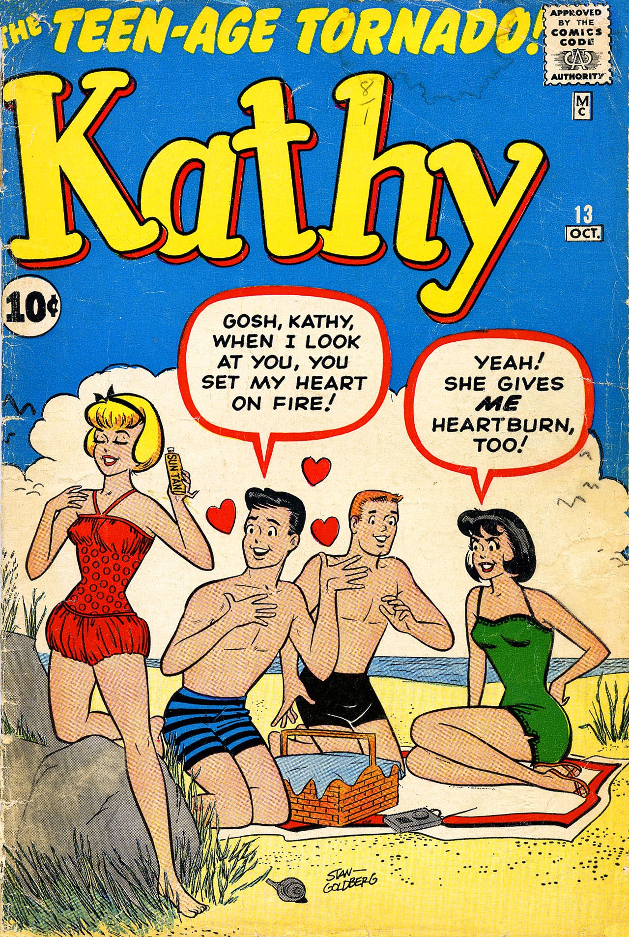 Read online Kathy (1959) comic -  Issue #13 - 1
