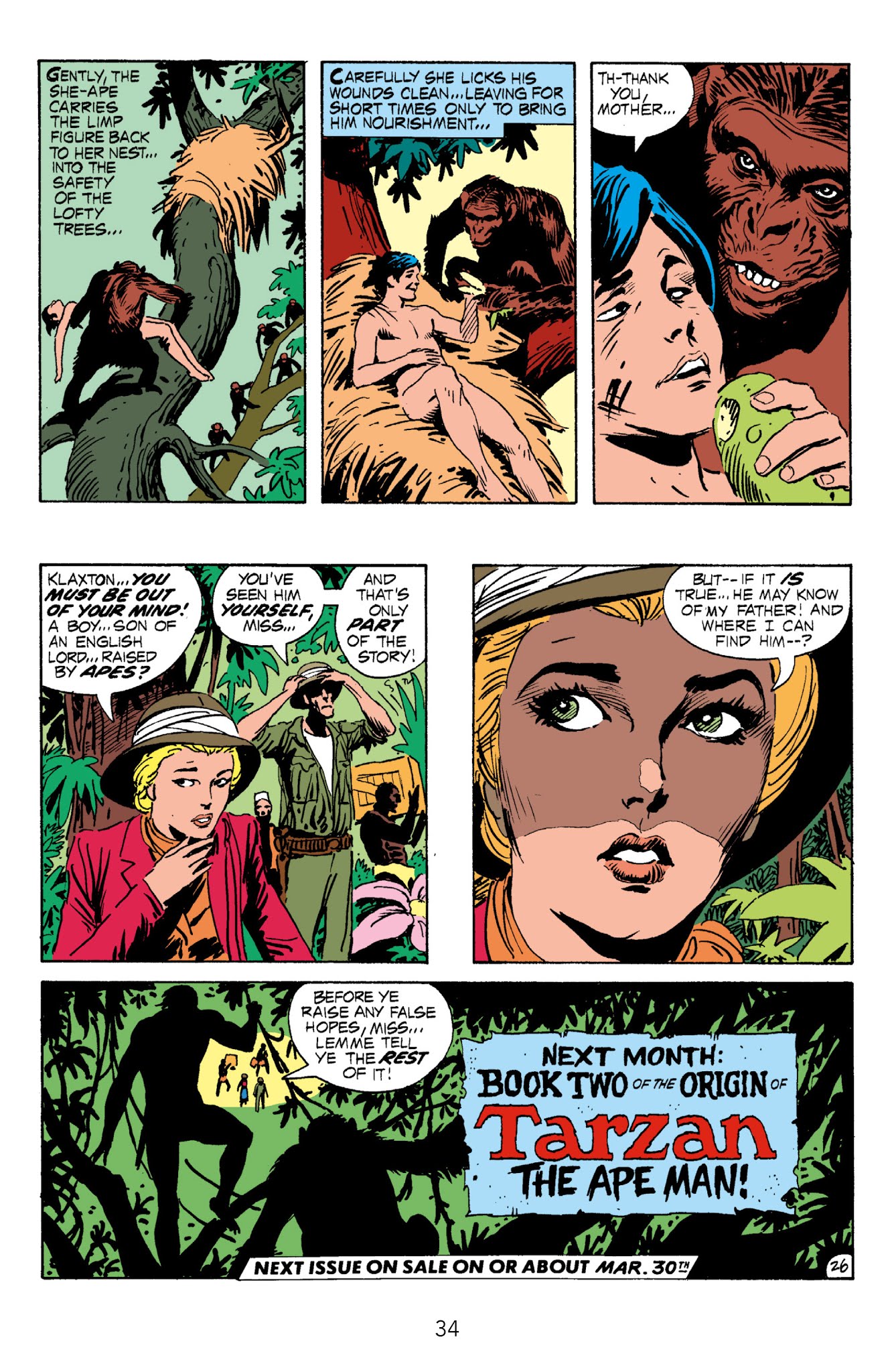 Read online Edgar Rice Burroughs' Tarzan The Joe Kubert Years comic -  Issue # TPB 1 (Part 1) - 36
