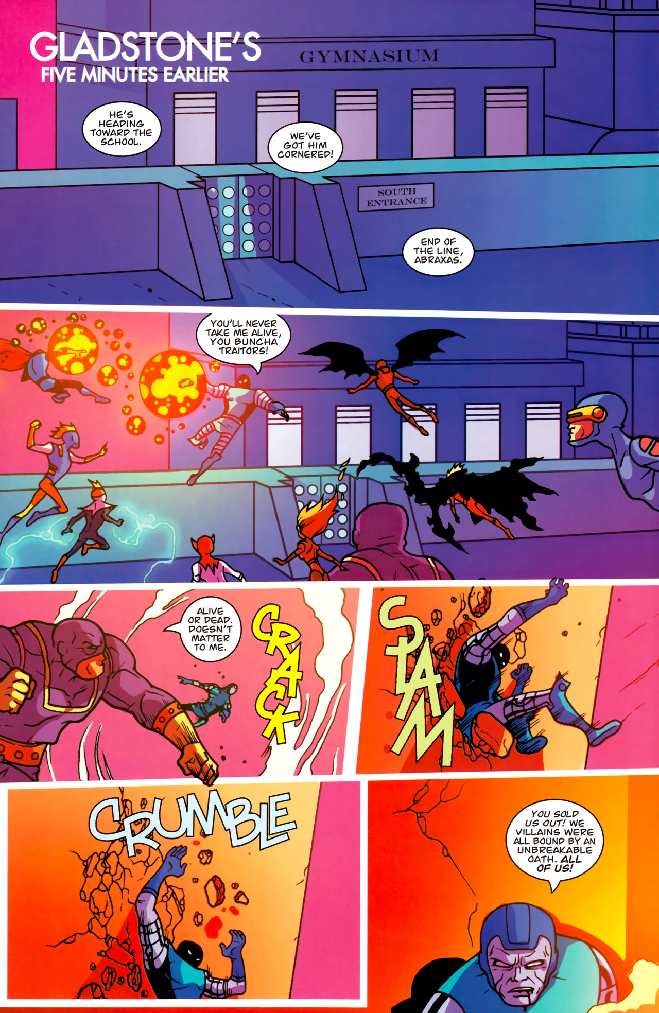 Read online Gladstone's School for World Conquerors (2011) comic -  Issue #2 - 20