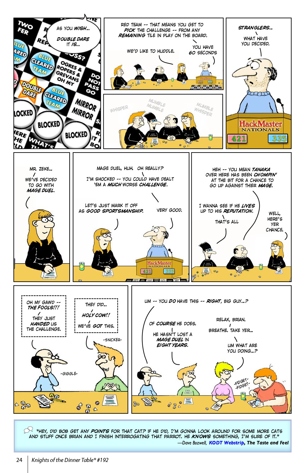 Read online Knights of the Dinner Table comic -  Issue #192 - 26