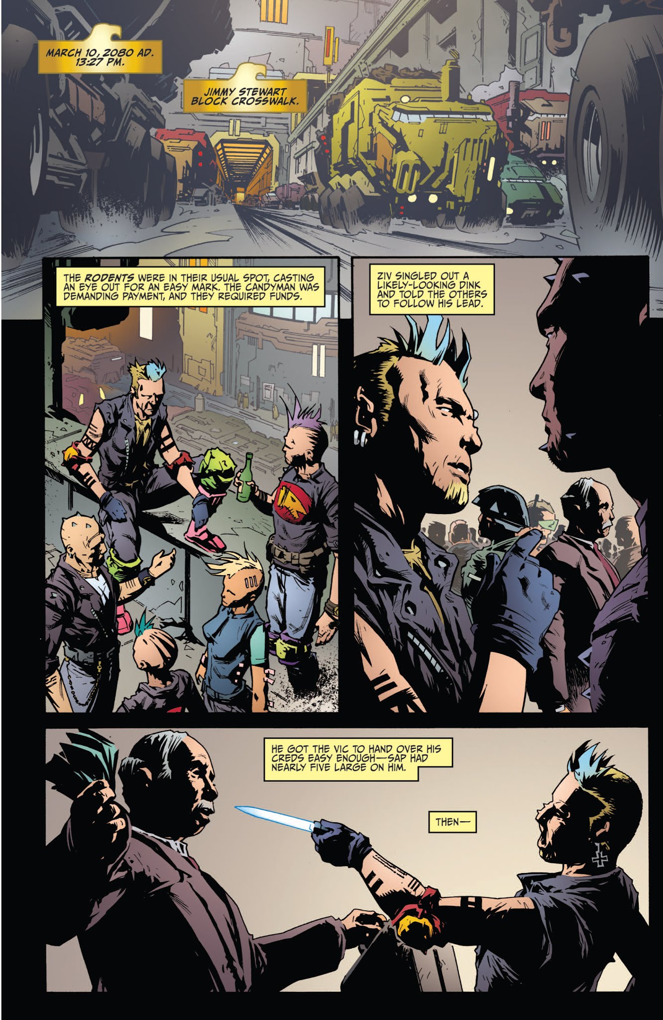 Read online Judge Dredd: Year One comic -  Issue #1 - 7