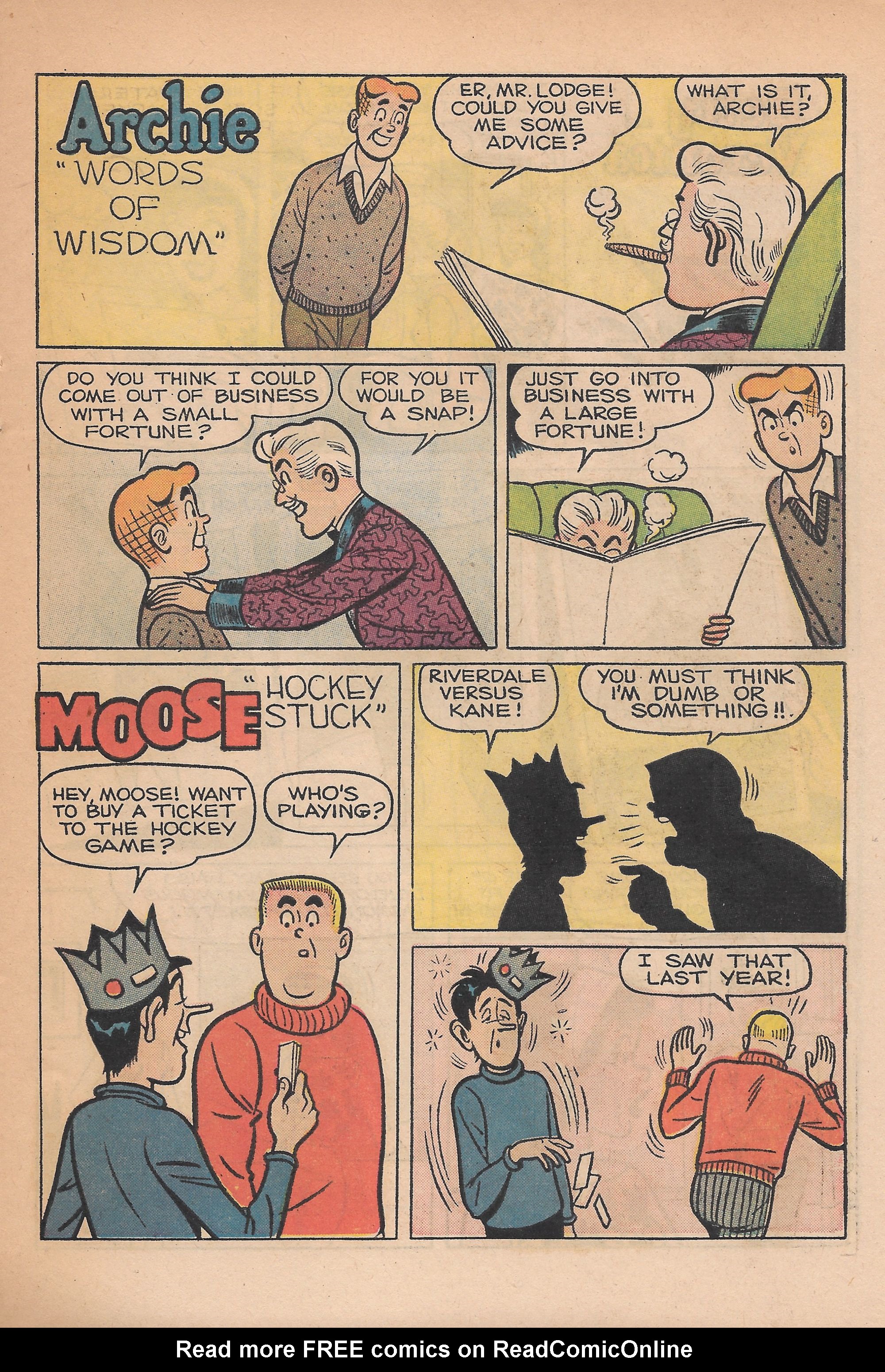 Read online Archie's Joke Book Magazine comic -  Issue #75 - 15