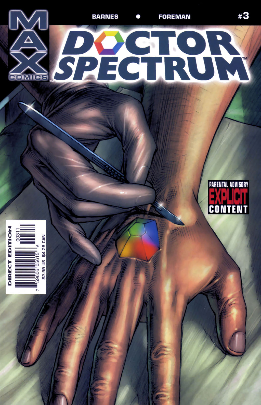 Read online Doctor Spectrum comic -  Issue #3 - 1