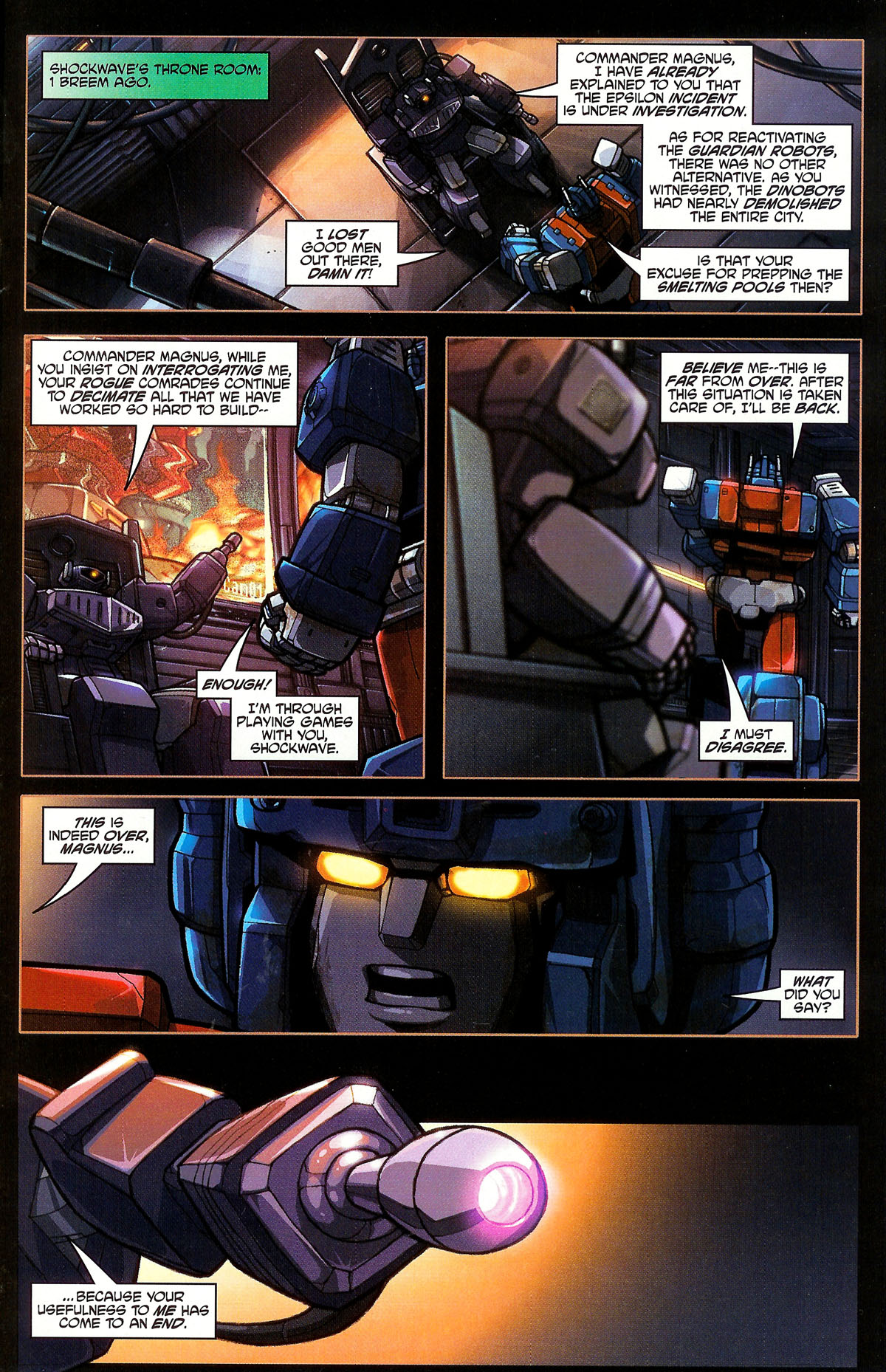 Read online Transformers: Generation 1 (2003) comic -  Issue #5 - 12