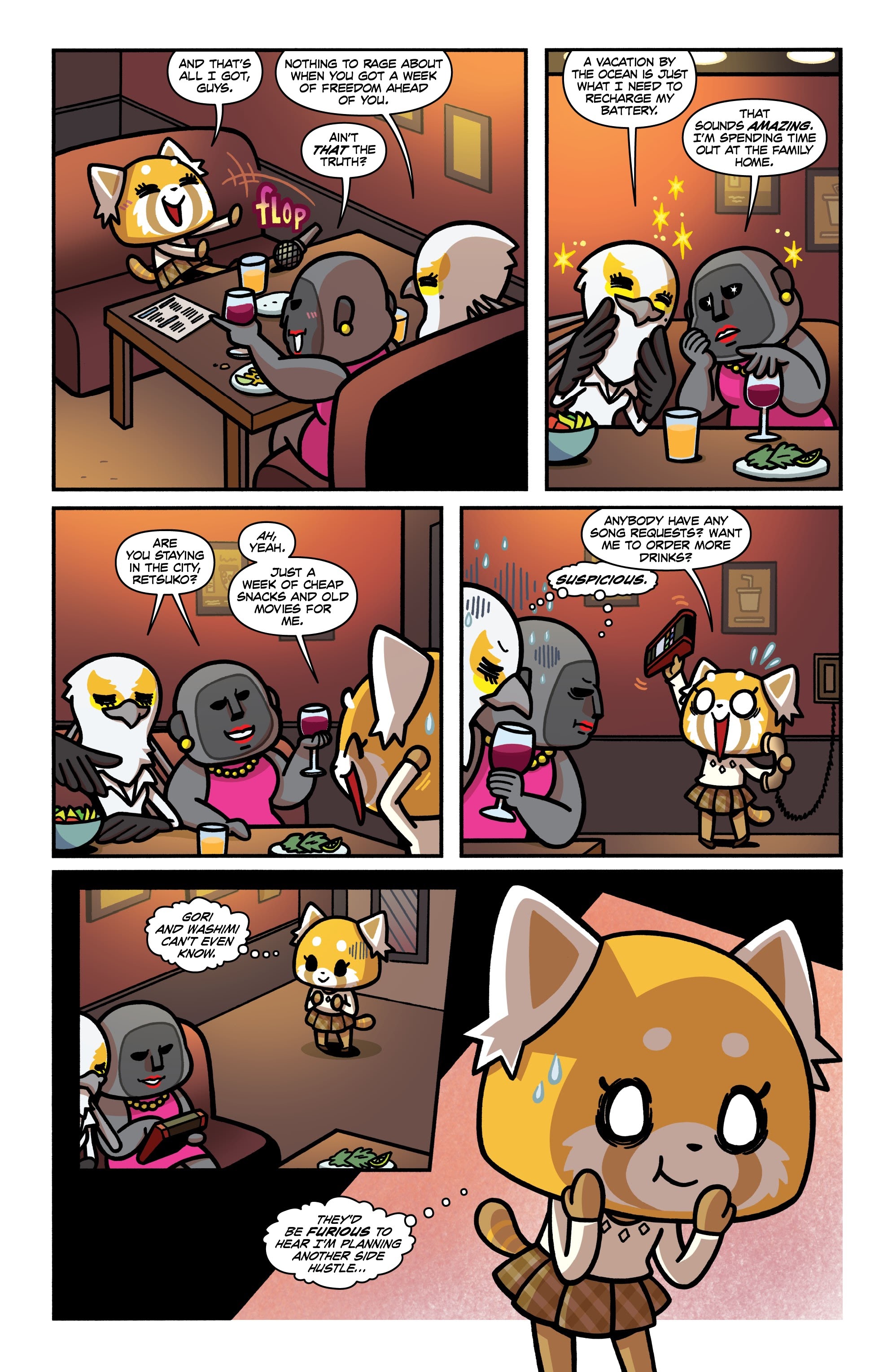 Read online Aggretsuko: Out of Office comic -  Issue #1 - 8