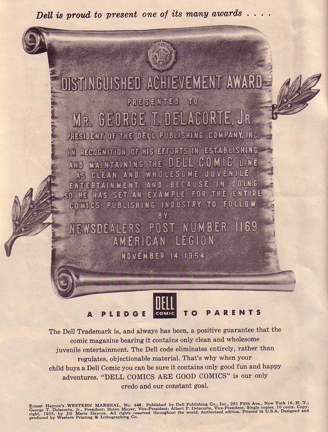 Read online Four Color Comics comic -  Issue #640 - 2