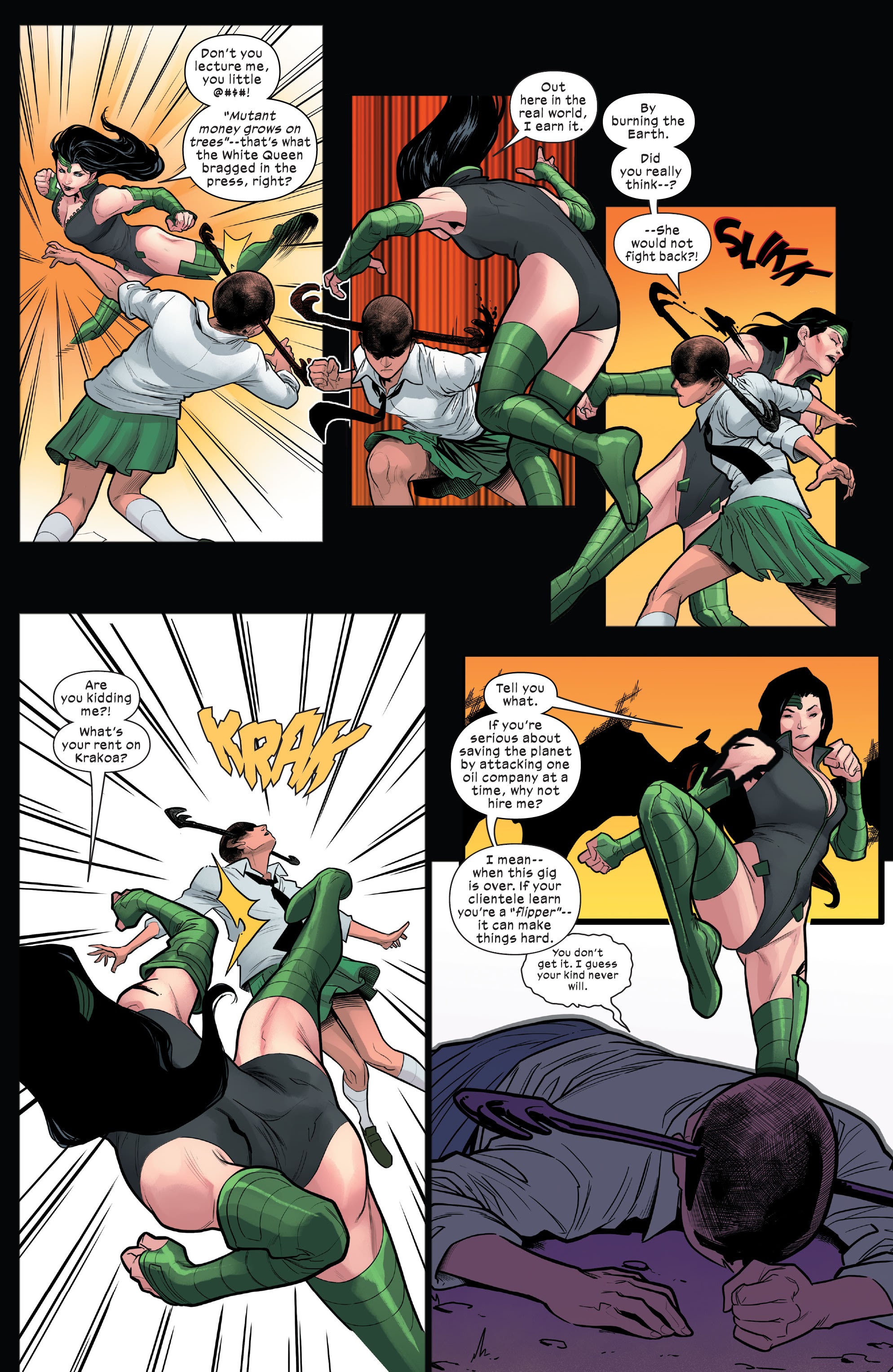 Read online X-Men Unlimited: X-Men Green comic -  Issue #2 - 6