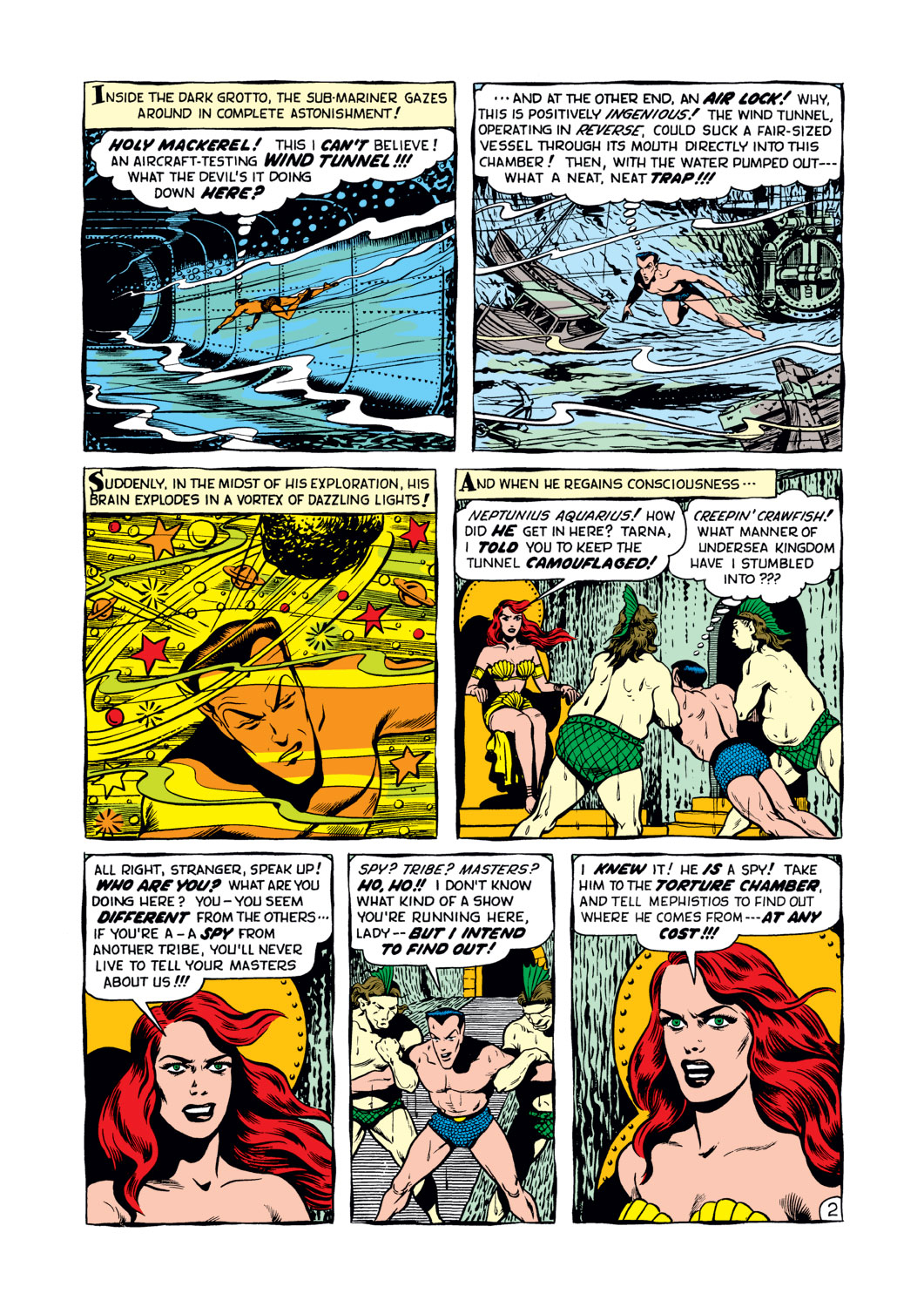 Read online Sub-Mariner Comics comic -  Issue #34 - 3