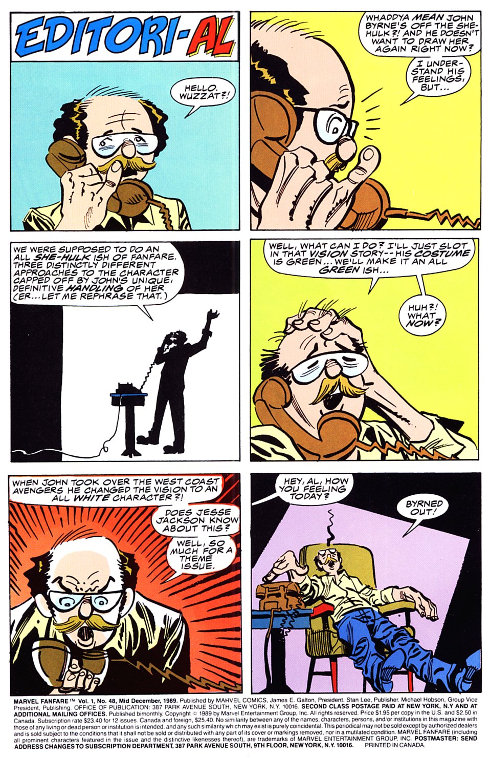 Read online Marvel Fanfare (1982) comic -  Issue #48 - 2